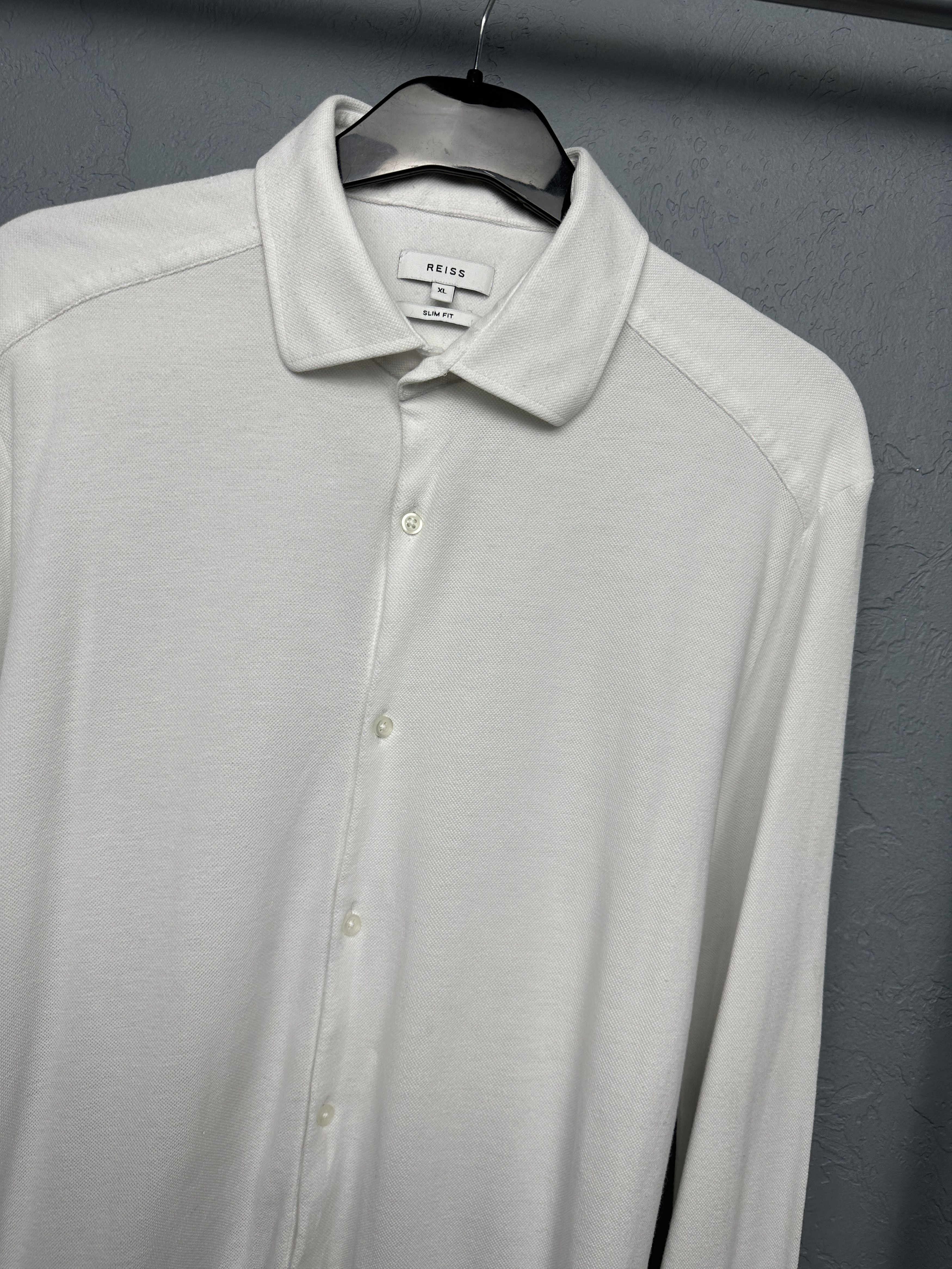Reiss Reiss Mens Long Sleeve Polo Shirt Size US XL / EU 56 / 4 - 2 Thumbnail