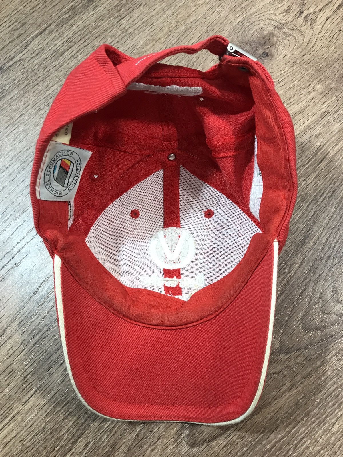 Ferrari × Vintage Vintage Ferrari F1 Cap Michael Schumacher Deutsche Size ONE SIZE - 7 Thumbnail