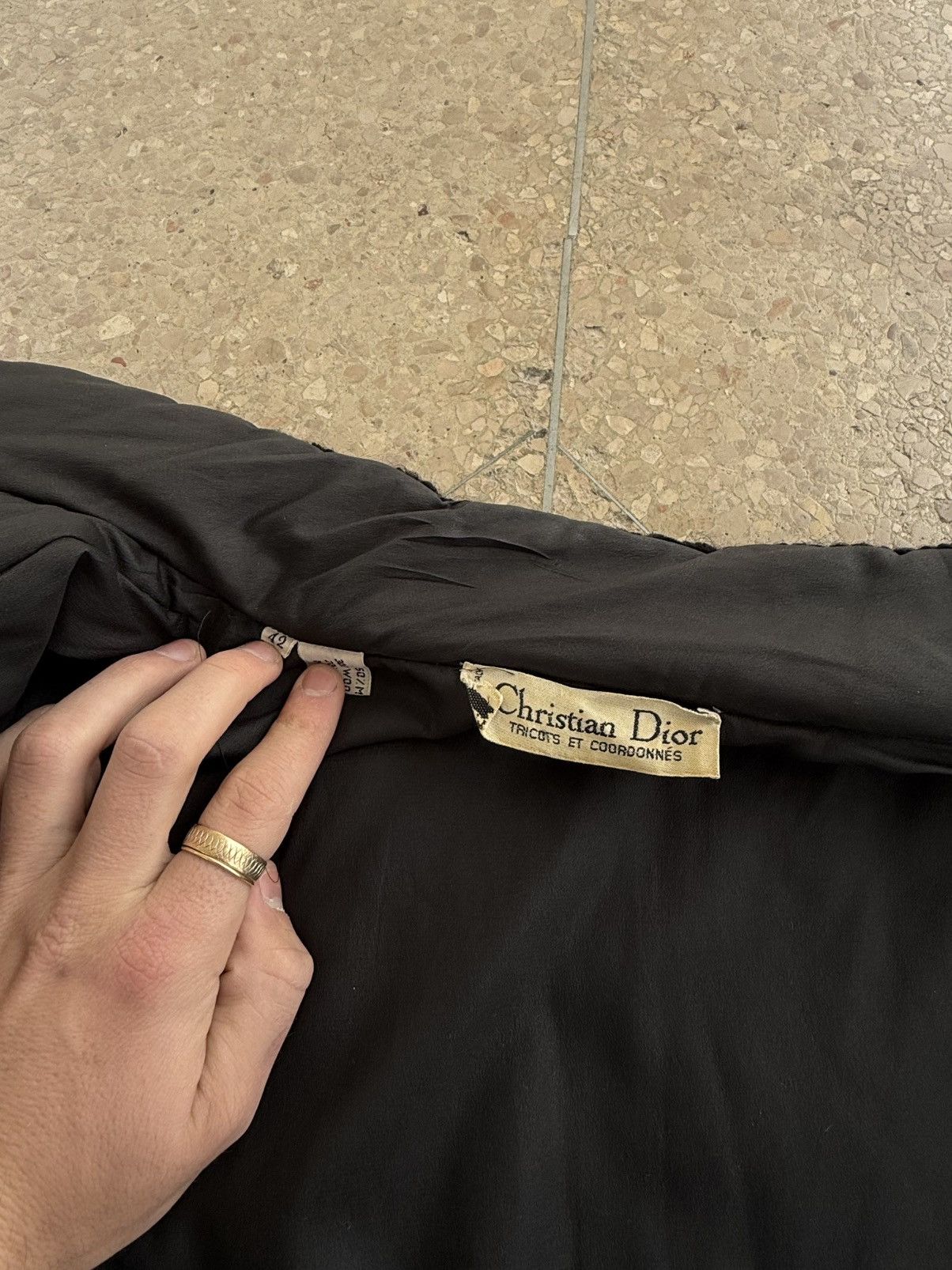 Christian Dior Monsieur Black Mohair Jacket Size US M / EU 48-50 / 2 - 6 Thumbnail
