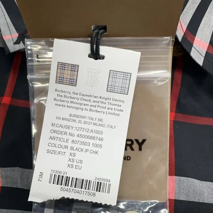 Burberry Burberry Burberry Color Block Check Long Sleeve Shirt-2507 Size US XS / EU 42 / 0 - 4 Thumbnail