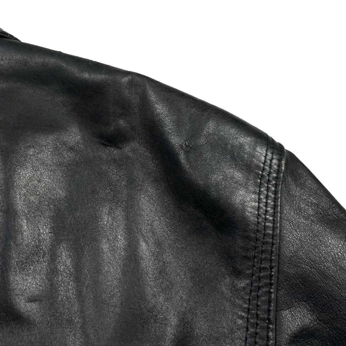 Diesel 90s Diesel Motorcycle Leather Jacket Vintage Black Size US XXL / EU 58 / 5 - 11 Thumbnail
