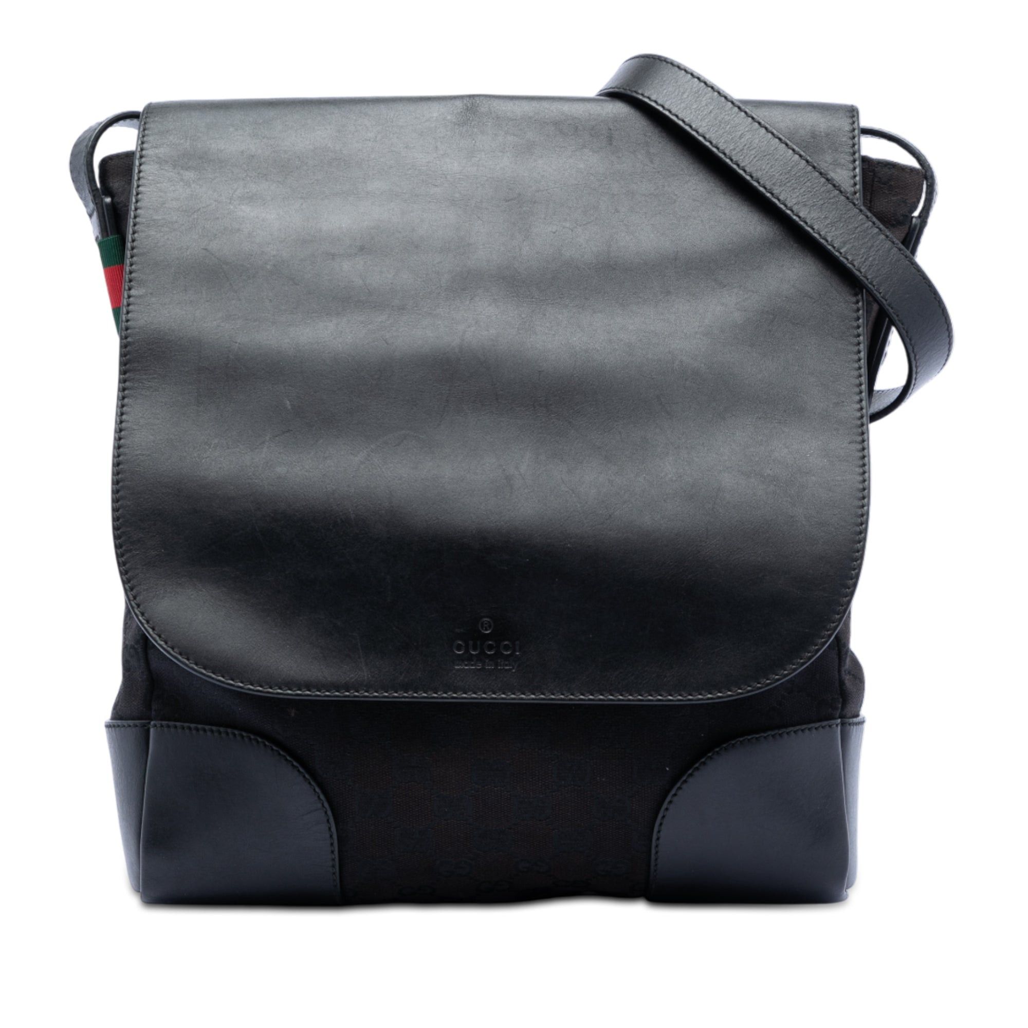 Gucci GG Canvas and Leather Crossbody Size ONE SIZE - 1 Thumbnail