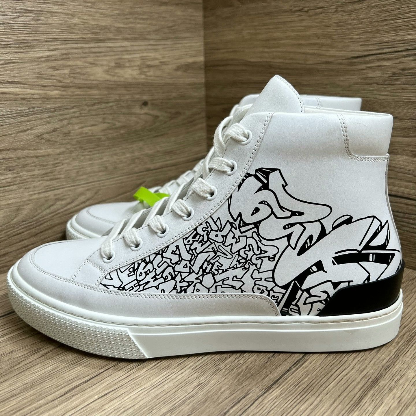 Hermes Hermes District Black White Graffiti High-Top Size US 8 / EU 41 - 1 Preview