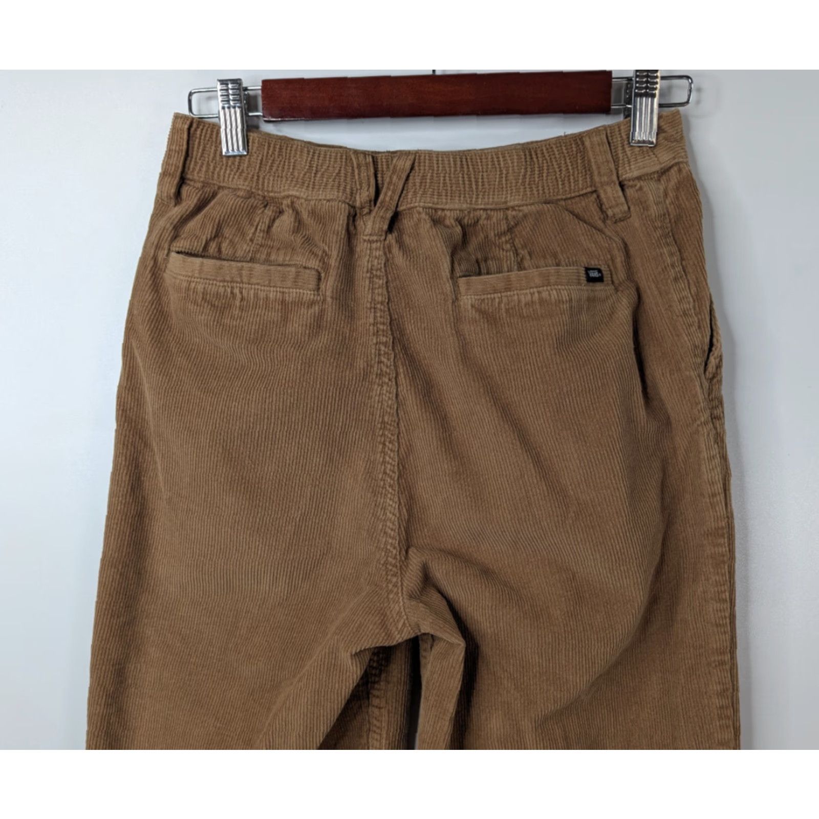Vans Vans Pants Women's 26 Khaki Tan Brown Corduroy High Waist Pants Skater Y2K Size 26" / US 2 / IT 38 - 4 Thumbnail