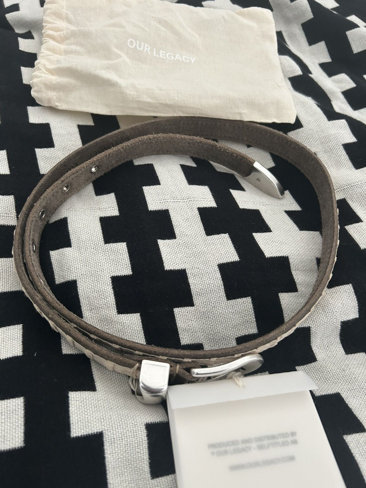 Our Legacy Our legacy leather belt Size 28 - 5 Thumbnail