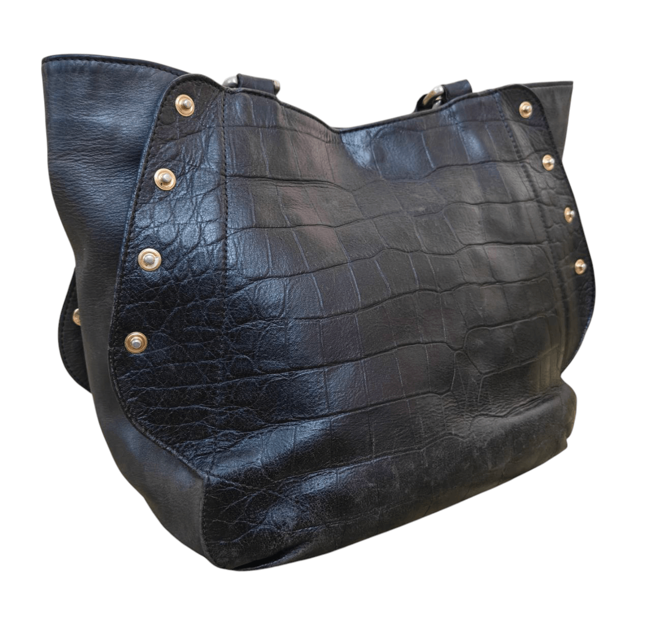 Vintage Furla Leather Handbag, Made in Romania