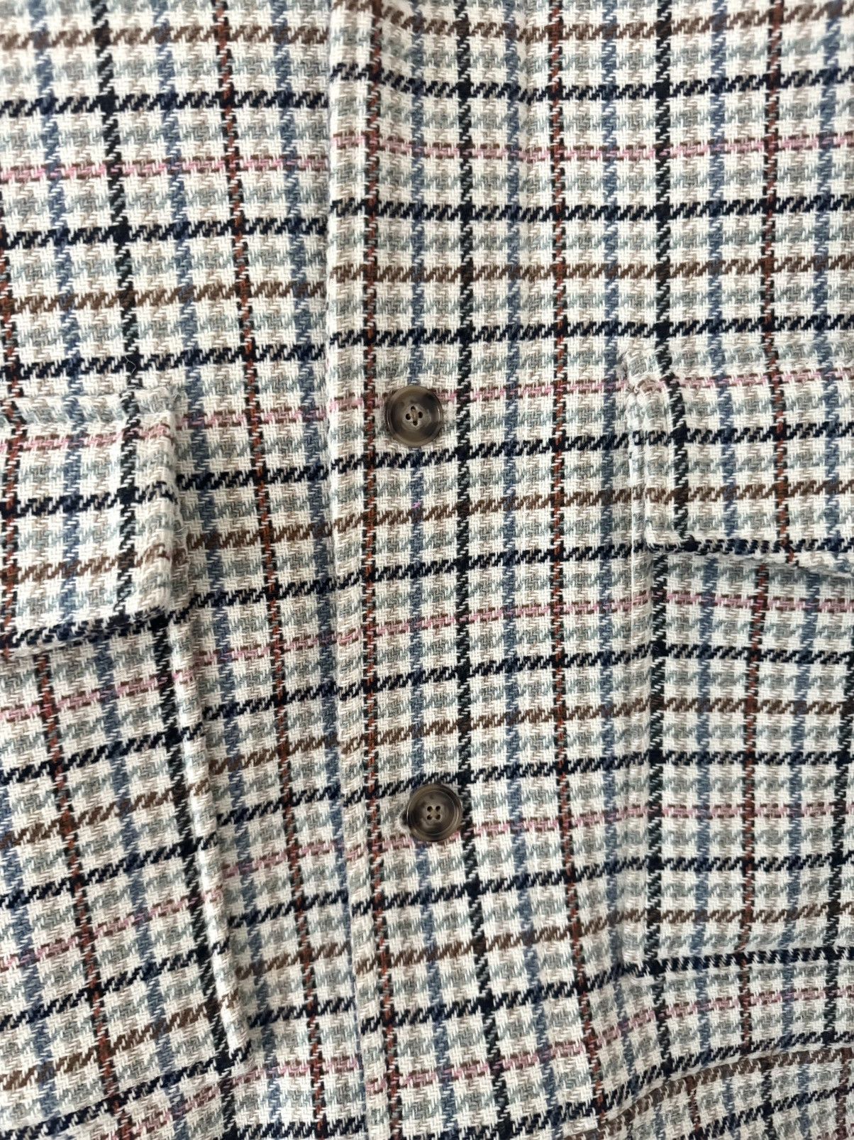 NN07 NN07 Julius 8005 Wool Blend Plaid Shirt Jacket Off White XL Size US XL / EU 56 / 4 - 6 Thumbnail
