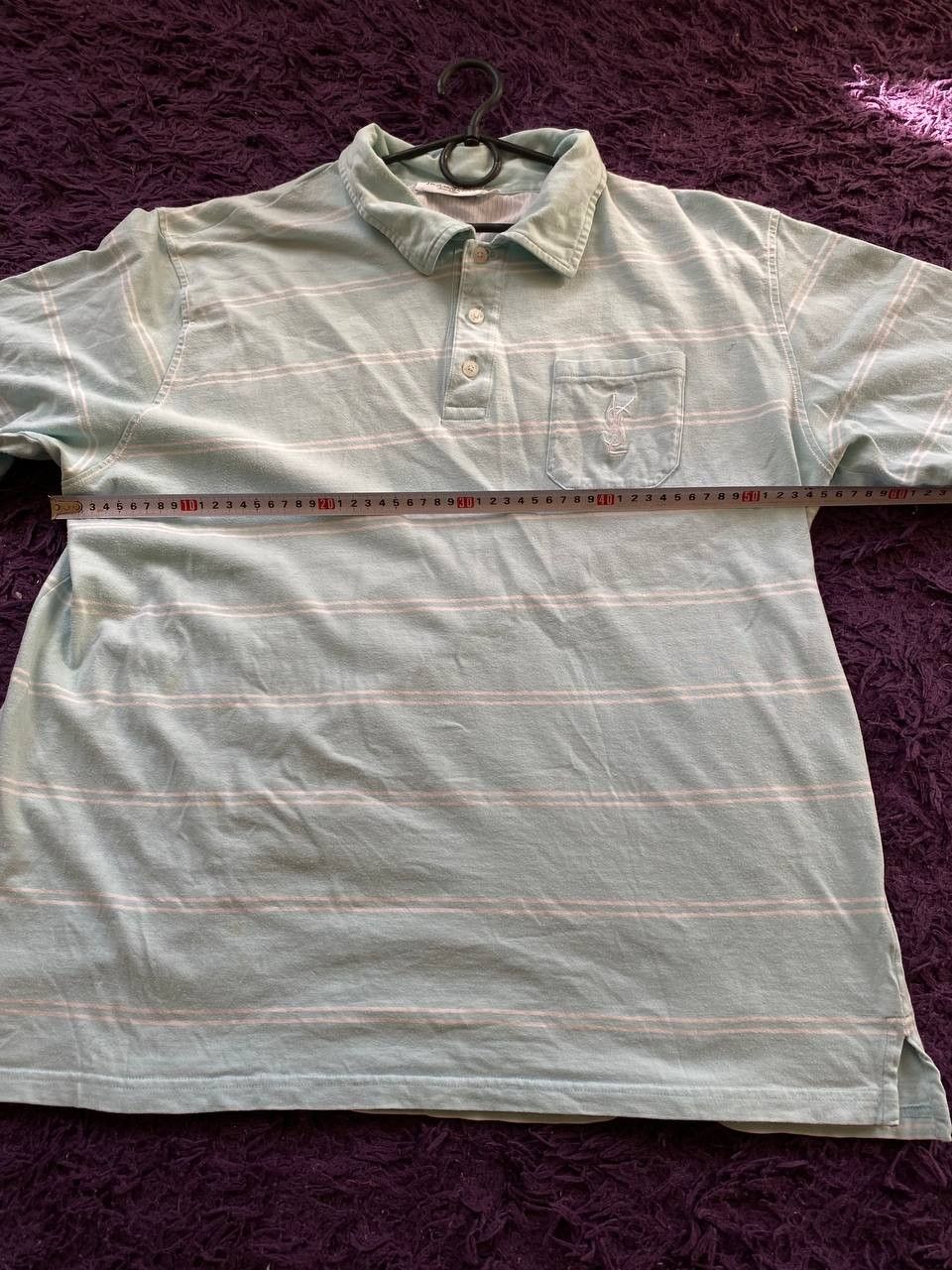 Yves Saint Laurent Vintage YSL T Shirt Tee Mini Logo Baggy Dirty 90s Size US XXL / EU 58 / 5 - 18 Thumbnail