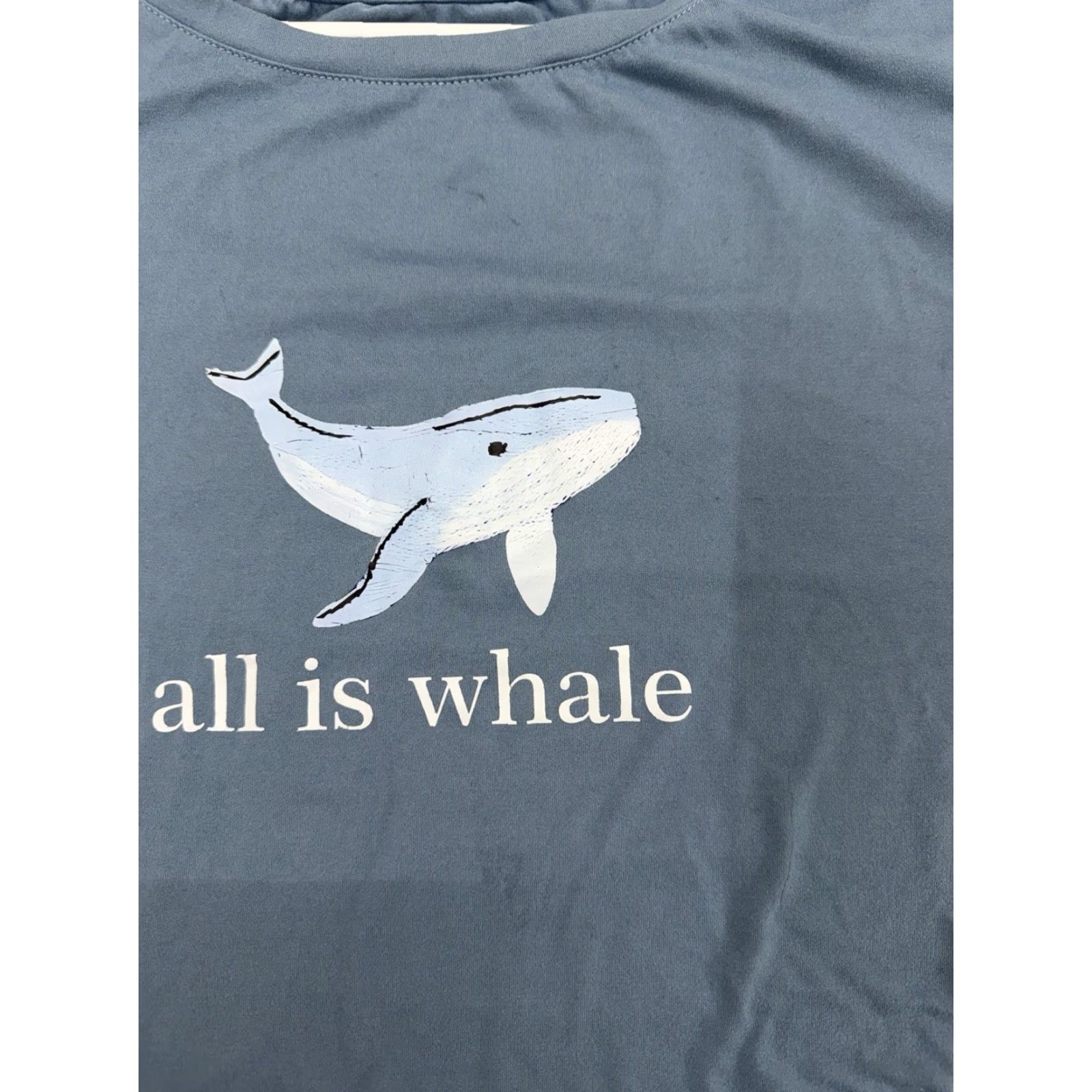 Shein SHEIN Shirt Blue All Is Whale Short Sleeve 4XL Womens Plus Size Casual/Workwear Womens Shirt - 4XL Blue All Is Whale Short Sleeve Size XXL / US 16-18 / IT 52-54 - 6 Thumbnail