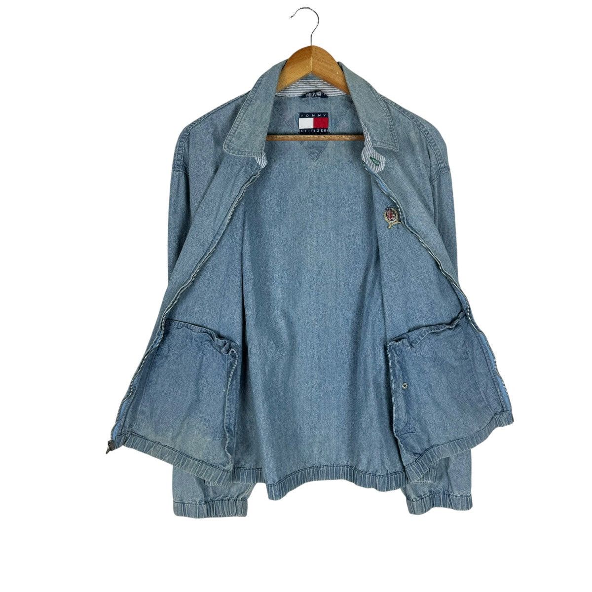 Tommy Hilfiger ☀️TOMMY HILFIGER HERRINGTON DENIM JACKET Size US L / EU 52-54 / 3 - 8 Thumbnail