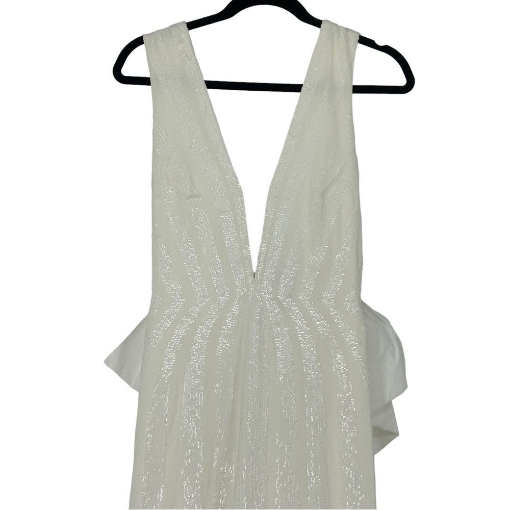 Other REBECCA VALLANCE DAVINA TAFFETA BOW GOWN IVORY MODERN BRIDE Size XS / US 0-2 / IT 36-38 - 7 Thumbnail