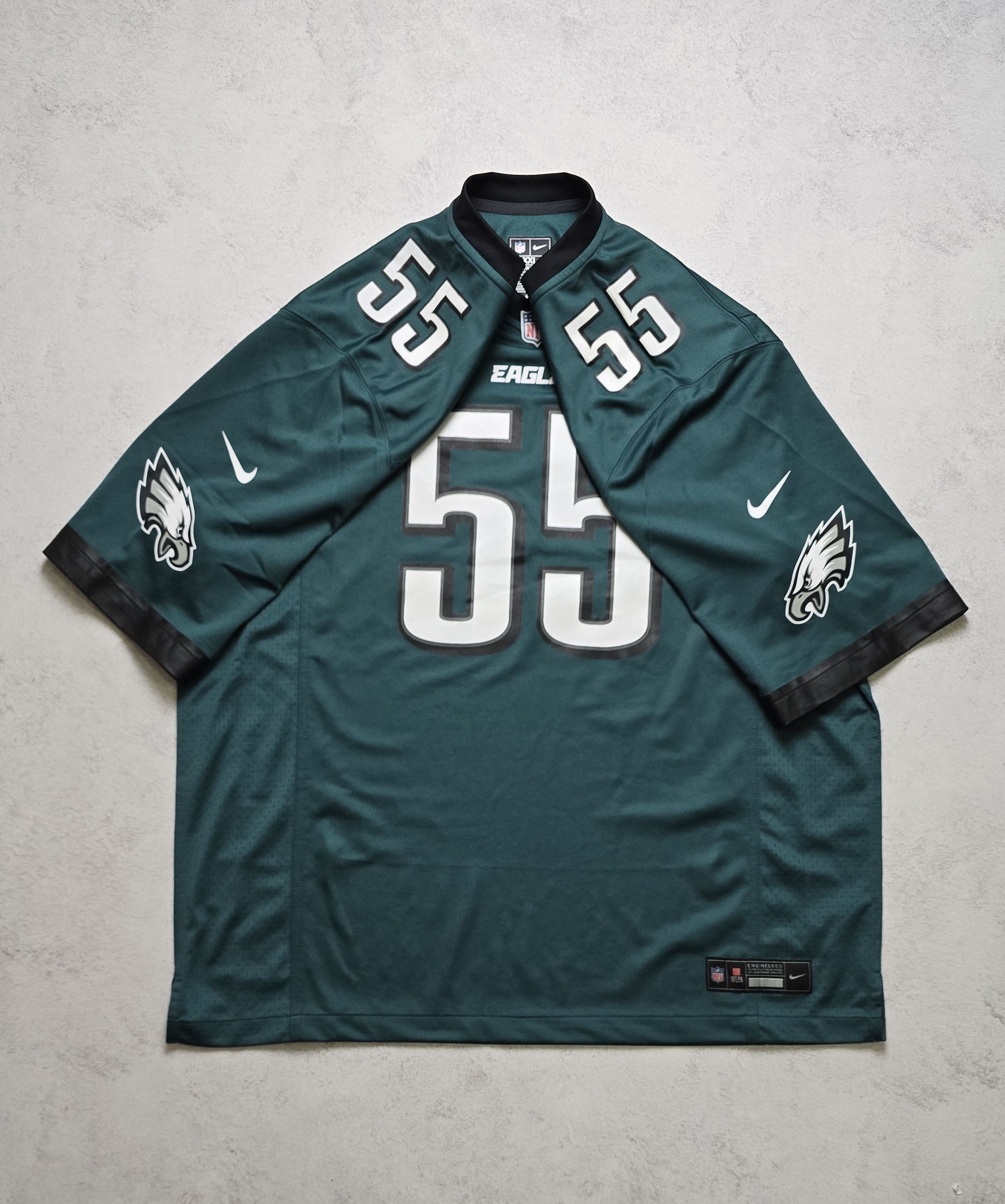Nike Brandon Graham #55 Eagles Nike Super Bowl LIX Champs Jersey Size US XXL / EU 58 / 5 - 2 Thumbnail