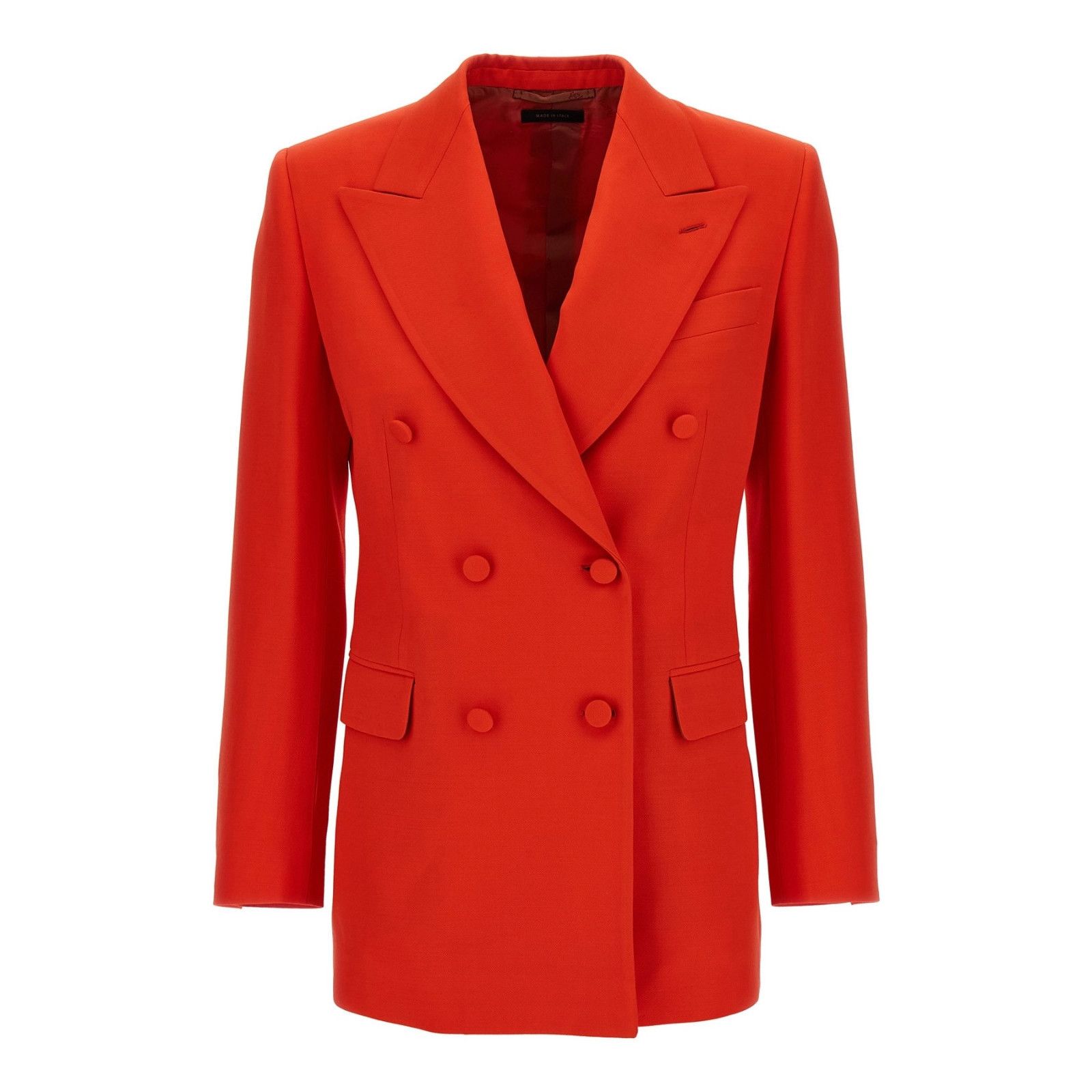 Brioni BRIONI Flavia Red Double Breasted Wool Blazer Jacket New & A Size XS / US 0-2 / IT 36-38 - 1 Thumbnail