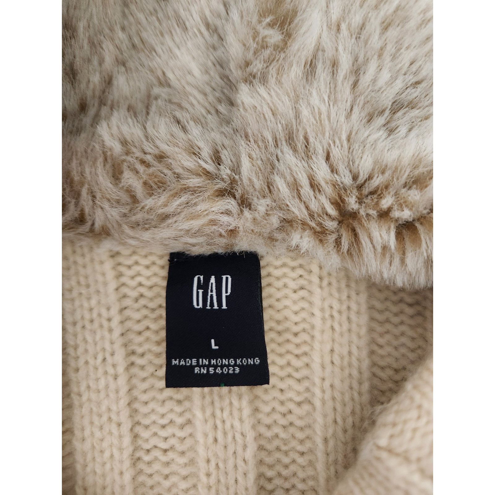 Gap Gap Y2k Inspired Lamb's Wool Button Up Sweater-Lg Size L / US 10 / IT 46 - 7 Thumbnail