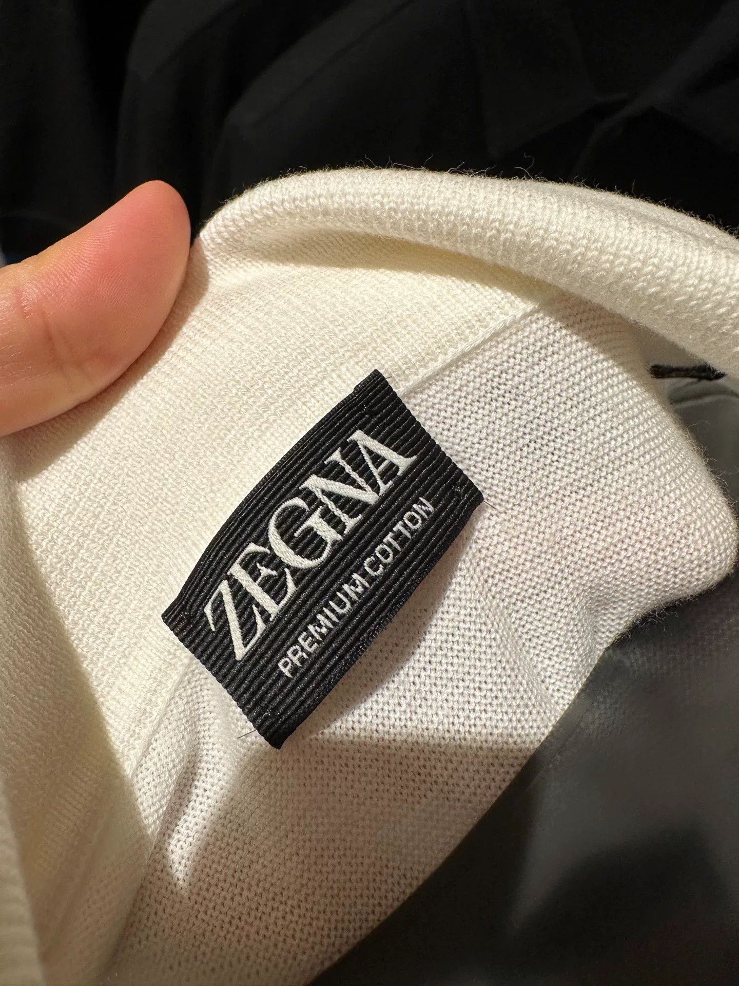 Ermenegildo Zegna Zegna UBC90 White Cotton Polo Shirt Size US XXL / EU 58 / 5 - 7 Thumbnail