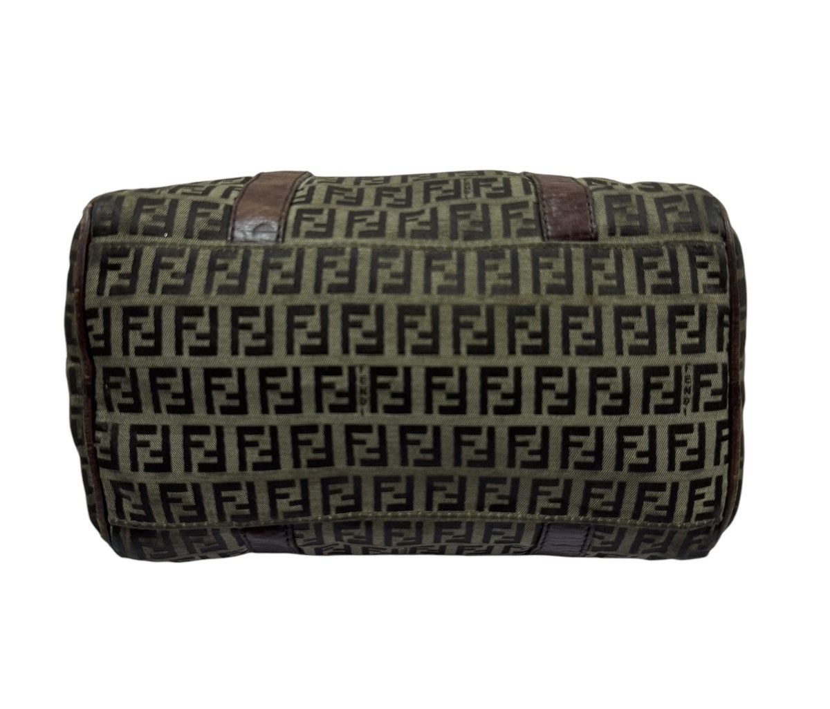 Fendi Authentic🔥Fendi Zucca Zucchino FF Logo Boston Tote Bag Size ONE SIZE - 8 Thumbnail