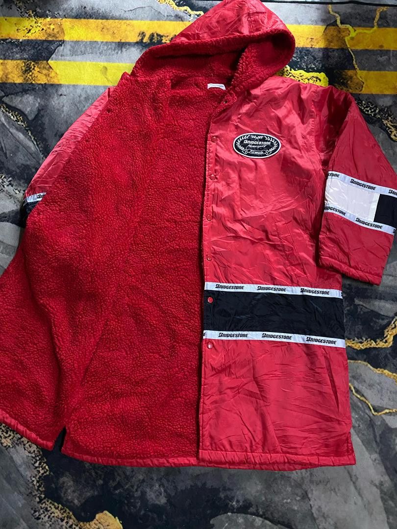Japanese Brand Bridgestone Long Sherpa Jacket Size US L / EU 52-54 / 3 - 1 Thumbnail