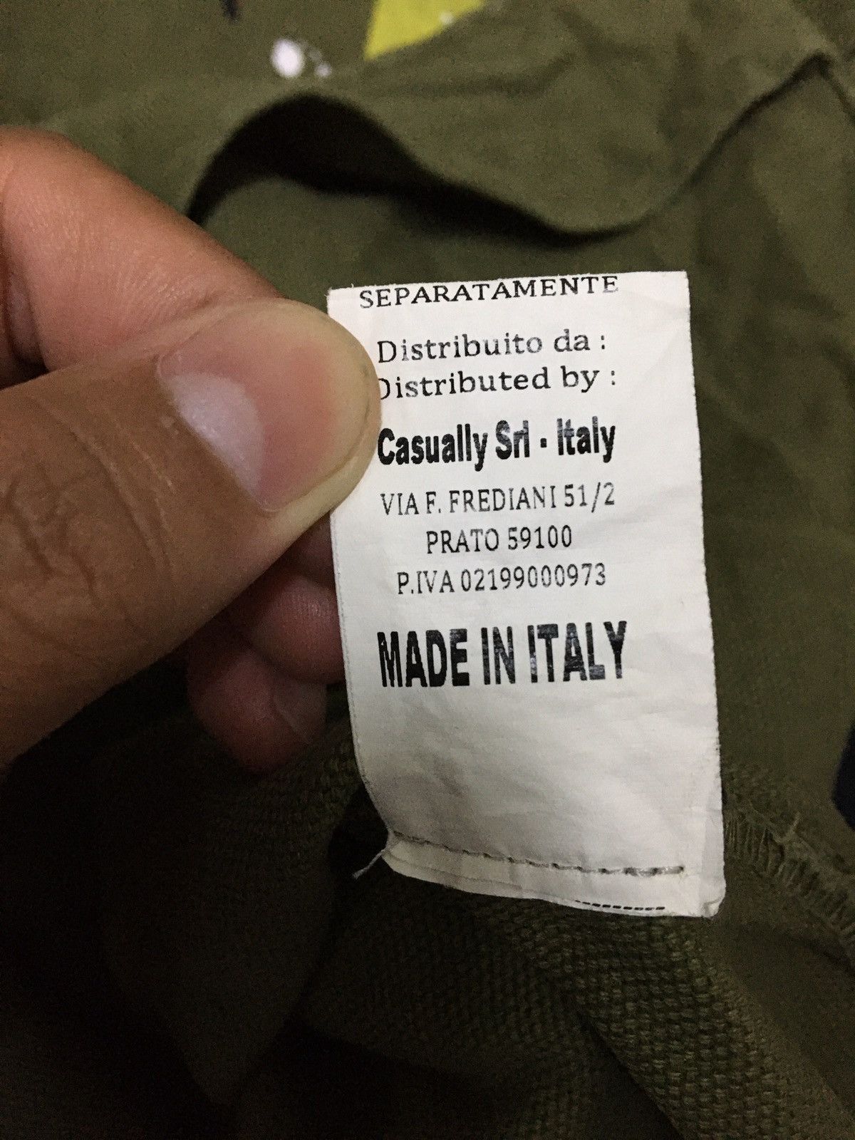 Vintage Army Jacket Front Street 8 Made In Italy Size US L / EU 52-54 / 3 - 6 Thumbnail