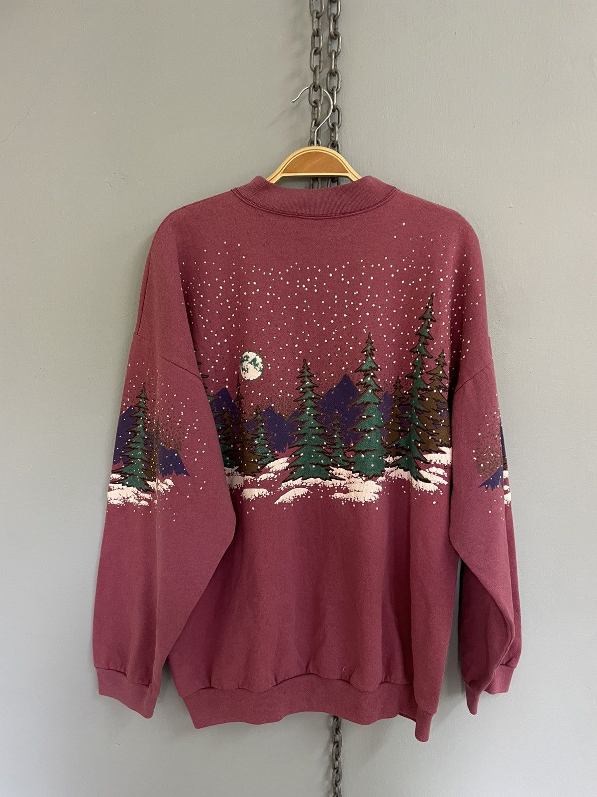 Vintage Vintage 90s Lifestyle Alaska AOP sweatshirt Size US L / EU 52-54 / 3 - 2 Thumbnail