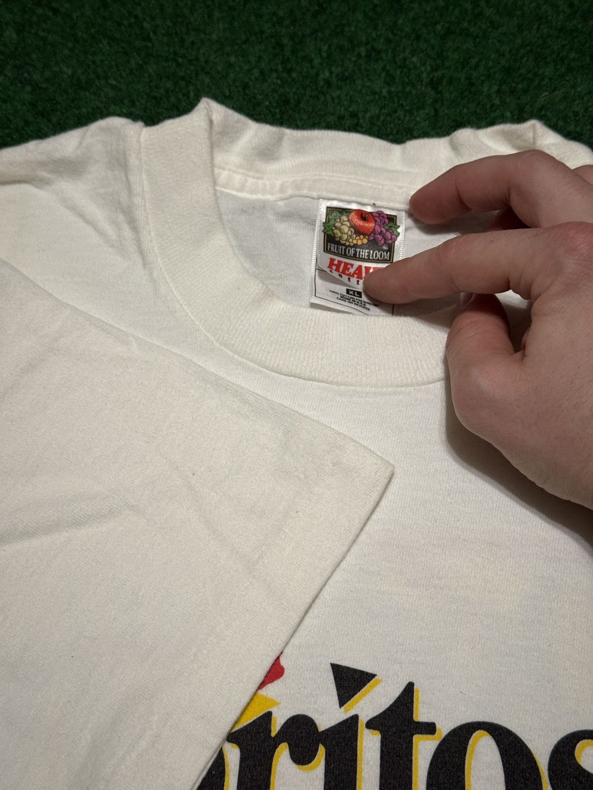 Vintage Doritos Vintage 90s Double Sided Chip Snack XL T Shirt Size US XL / EU 56 / 4 - 4 Thumbnail