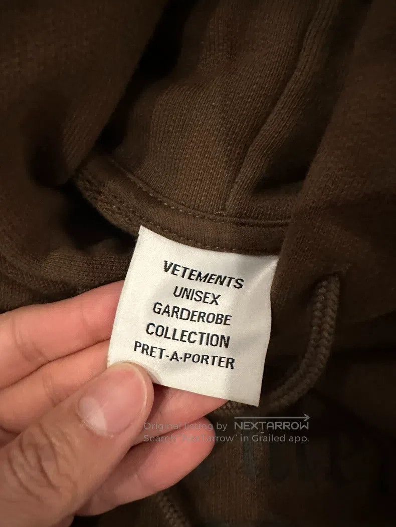 Vetements Vetements Unicorn Brown Hoodie Size US XS / EU 42 / 0 - 4 Thumbnail