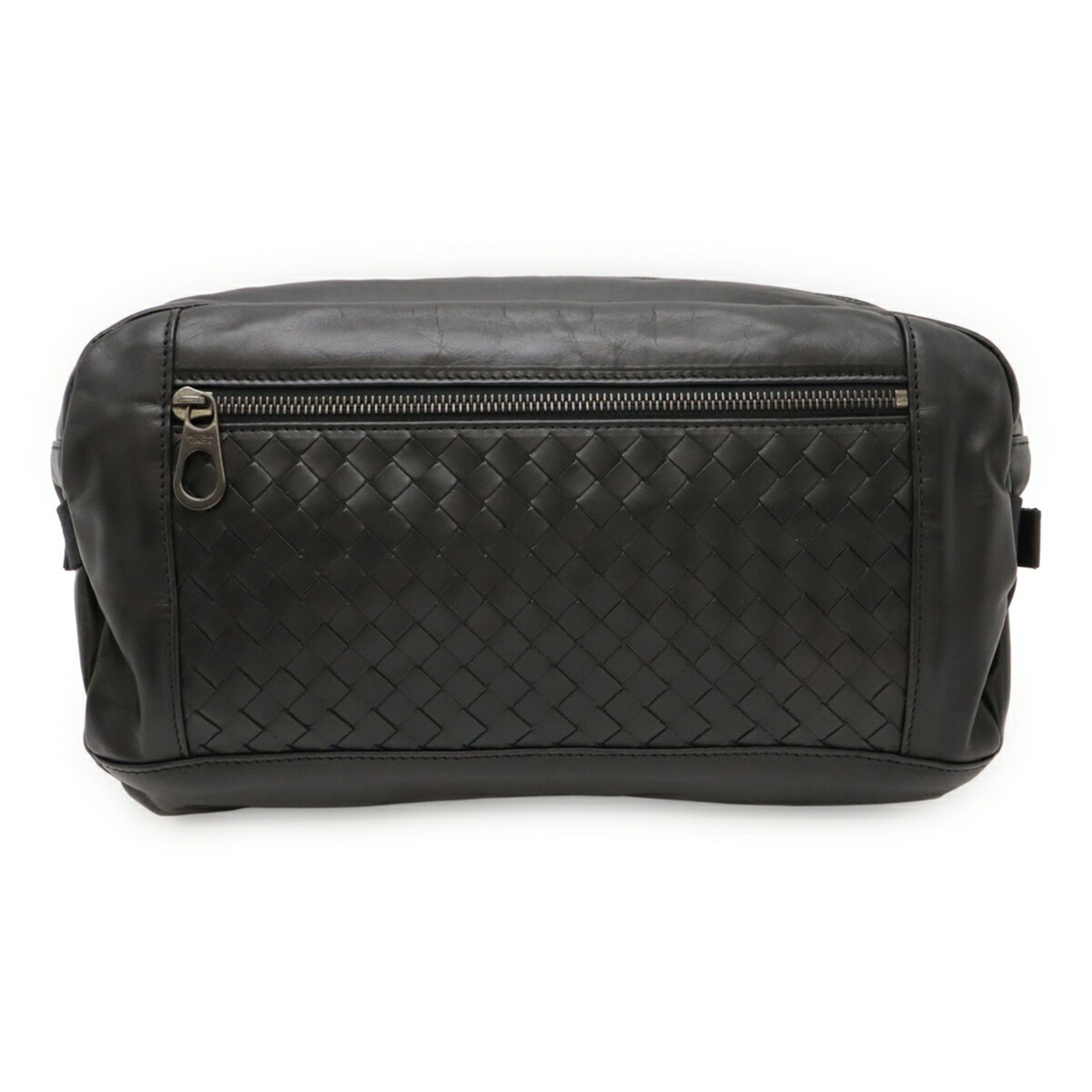 Bottega Veneta BOTTEGA VENETA Intrecciato Leather Body Bag/Waist Bag in Black (Product Code: 361013) Size ONE SIZE - 1 Thumbnail