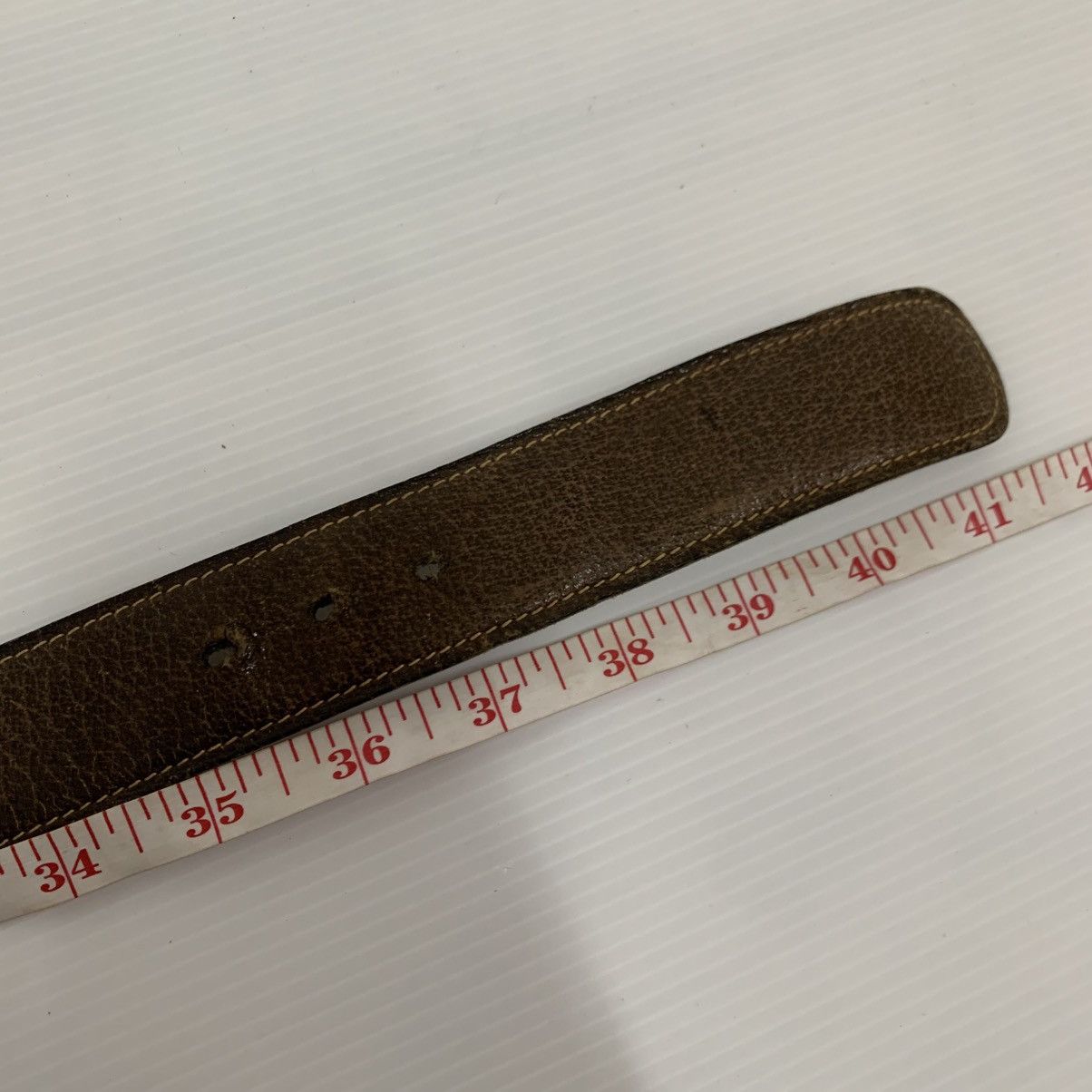 Gucci Gucci Vintage Leather Belts Size 38 - 9 Thumbnail