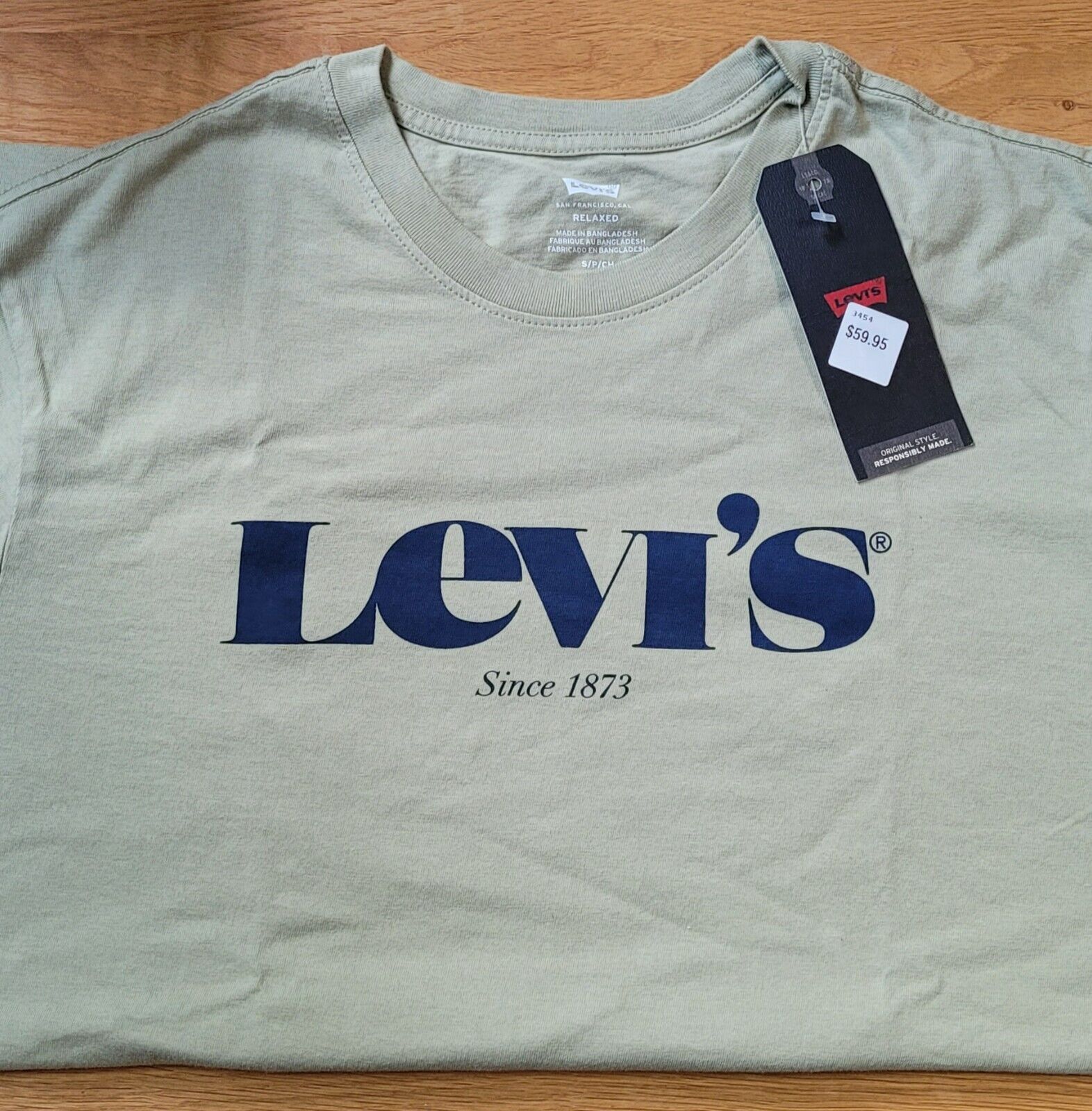 Levi's LEVIS TSHIRT - BRAND NEW TEE - DEADSTOCK WITH TAGS Size US S / EU 44-46 / 1 - 1 Thumbnail