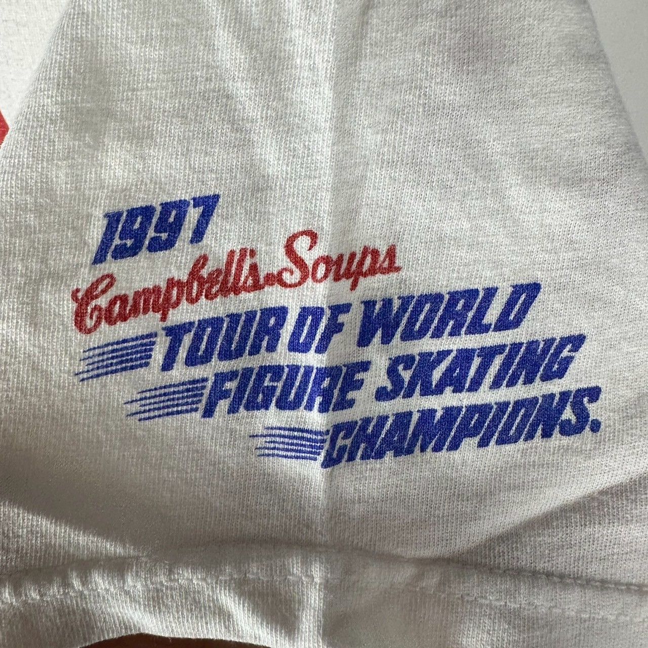 Vintage ​​​​​​​​​​1997 USA Olympics Tour of World Figure Skating Tee Size US L / EU 52-54 / 3 - 5 Thumbnail