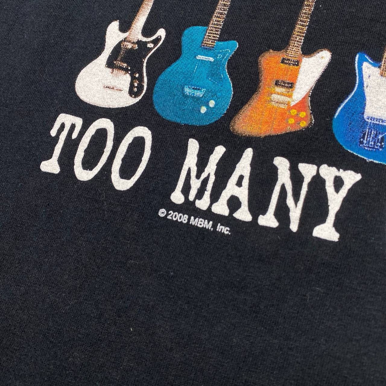 Band Tees Guitar 2008 MBM T-shirt Size:L Size US L / EU 52-54 / 3 - 6 Thumbnail