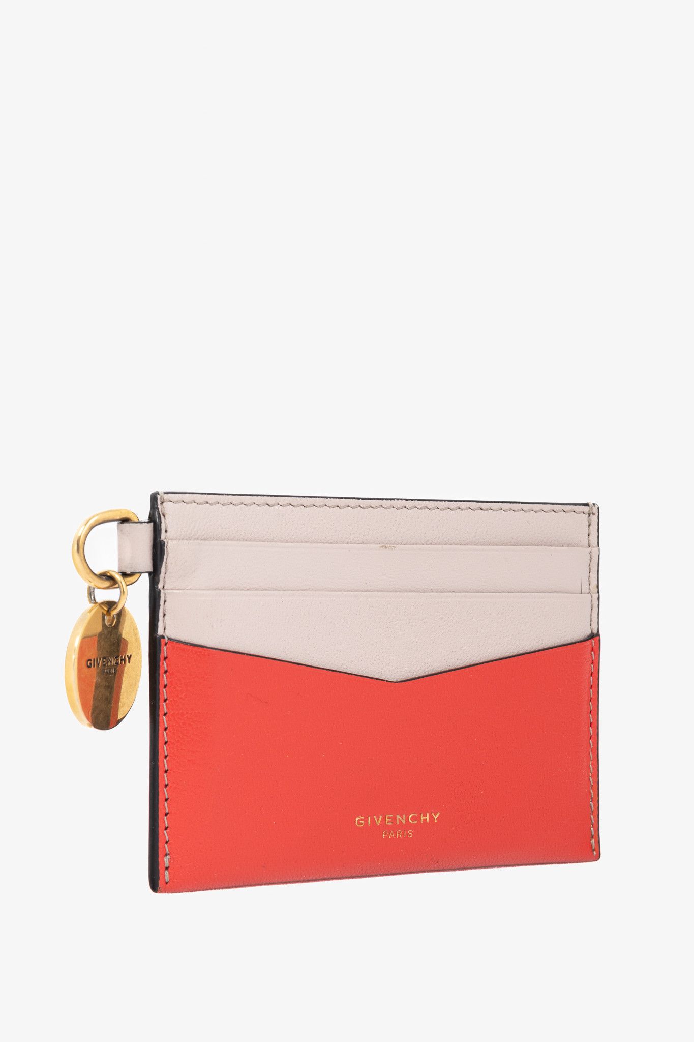 Givenchy Givenchy Edge Red & Pink Bi-Color Flat Grained Card Case Size ONE SIZE - 2 Thumbnail