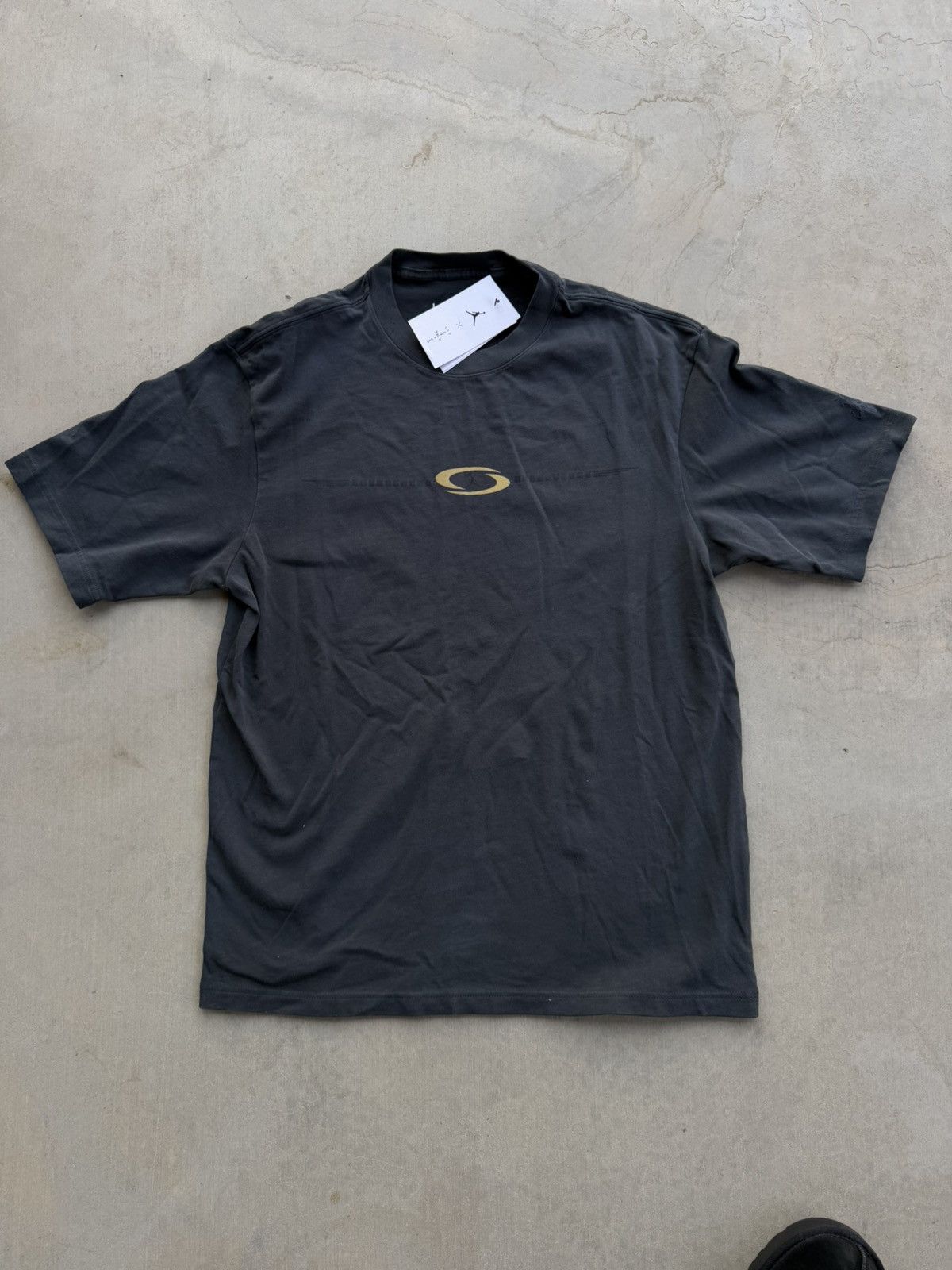 Jordan Brand × Travis Scott Jordan x Travis Scott T-Shirt Black Size Medium NWT Size US M / EU 48-50 / 2 - 2 Thumbnail