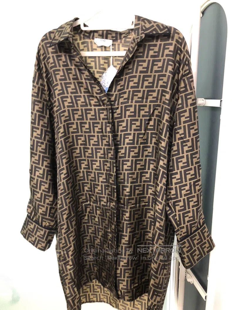 Fendi Fendi All-Print Dress Size XS / US 0-2 / IT 36-38 - 1 Thumbnail