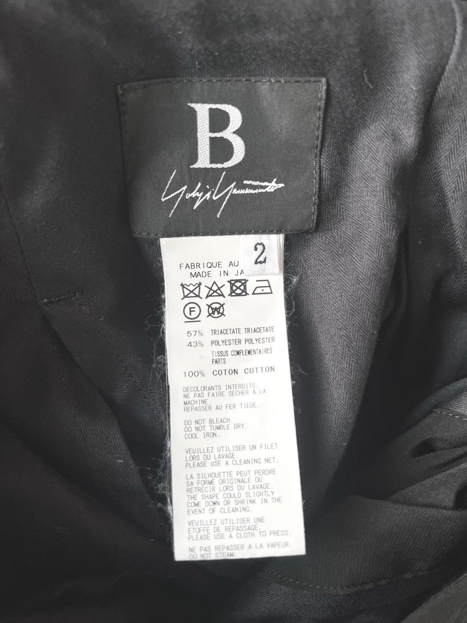 Yohji Yamamoto Yohji Yamamoto - Ta/TUXEDO Pleated Button Front Long Skirt Size US 30 / EU 46 - 5 Thumbnail
