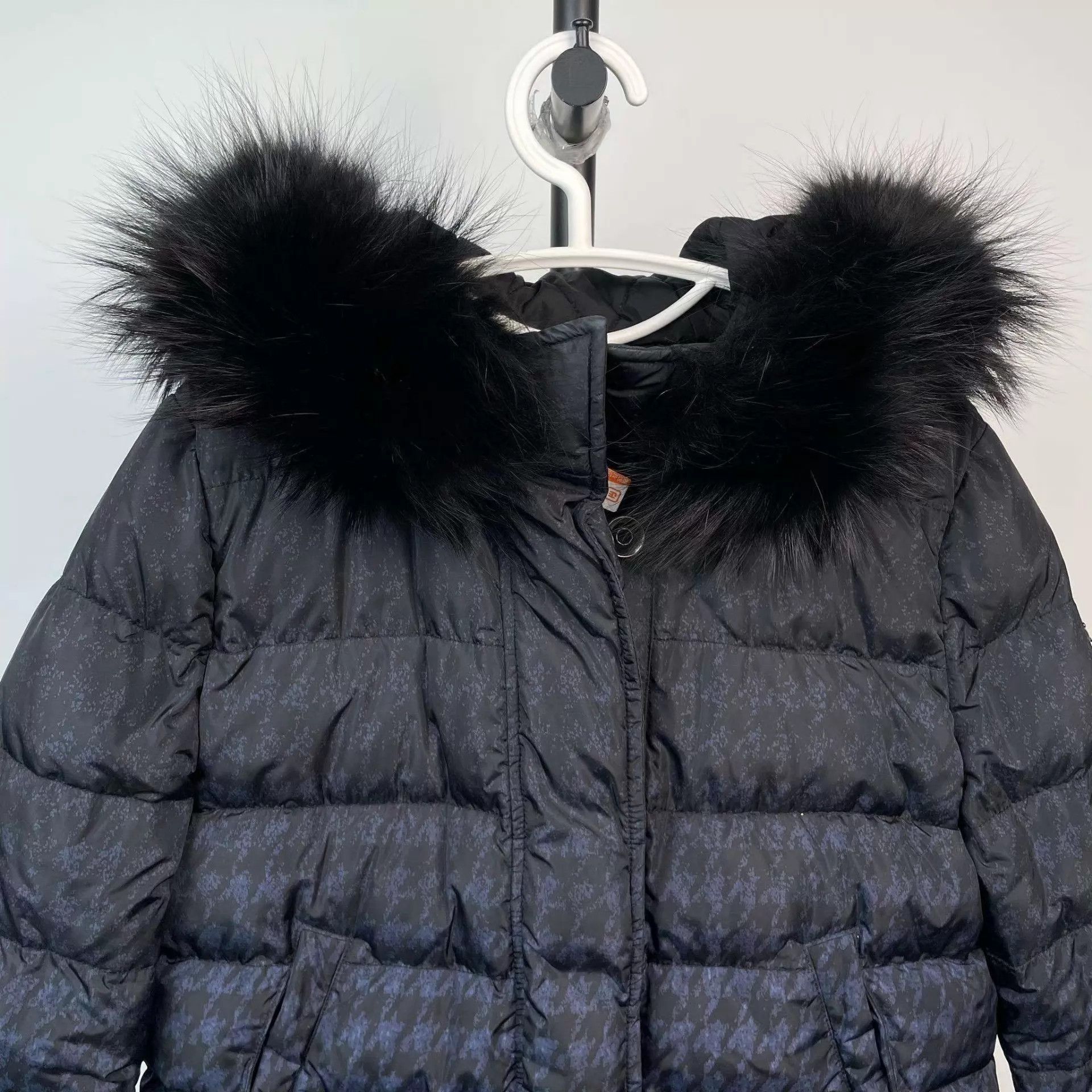 Prada PRADA Hooded Down Jacket Black Green Color Blocked Size 38 Size XS / US 0-2 / IT 36-38 - 9 Thumbnail