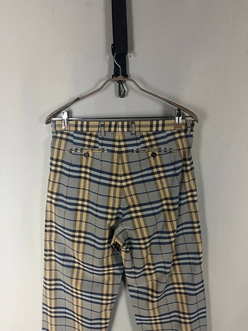 Burberry Burberry Nova Check Pants Blue Classic Size US 34 / EU 50 - 7 Thumbnail