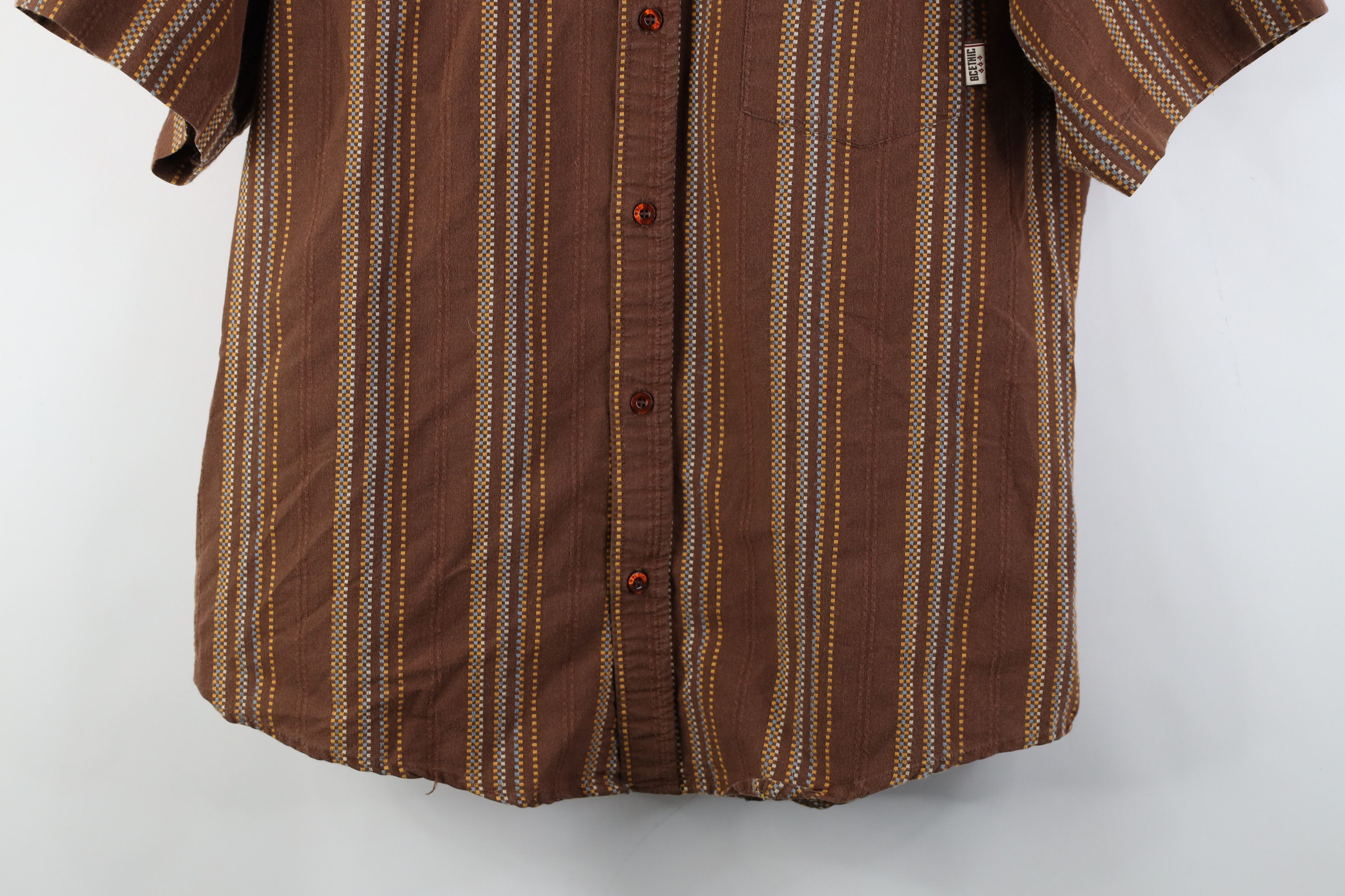 Vintage Vintage 90s Y2K Streetwear Striped Button Shirt Size US M / EU 48-50 / 2 - 3 Thumbnail