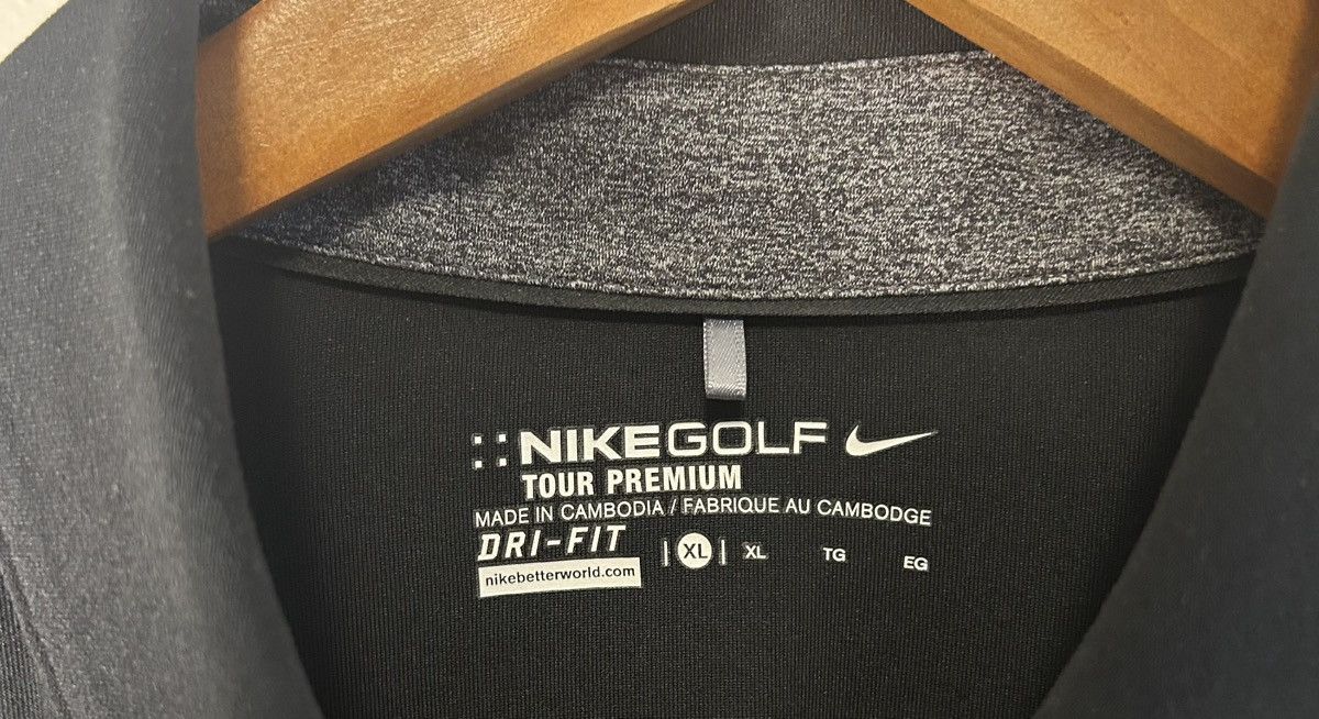 Nike Nike Tour Premium Golf Polo Shirt Mens XL Black Dri Fit Size US XL / EU 56 / 4 - 11 Thumbnail
