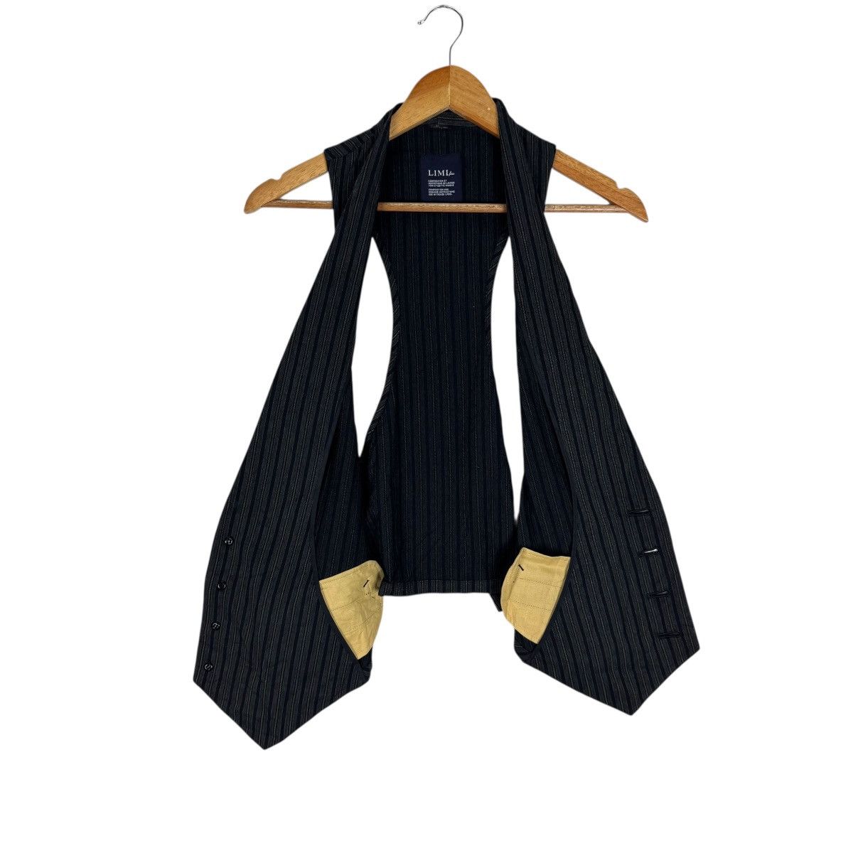 Limi Feu ☀️LIMI FEU Y’S PINSTRIPE VEST Size US M / EU 48-50 / 2 - 8 Thumbnail