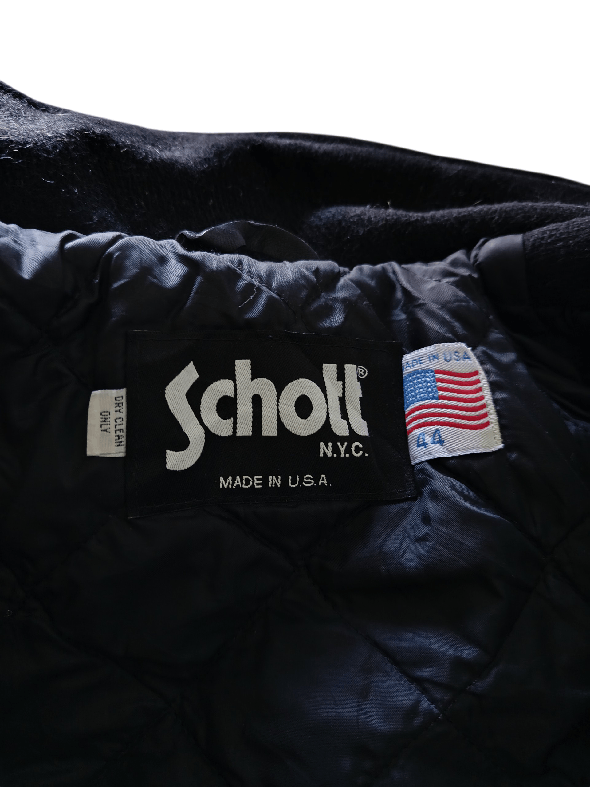 Schott Vintage Schott NYC 756 wool pea coat jacket Size US L / EU 52-54 / 3 - 5 Thumbnail