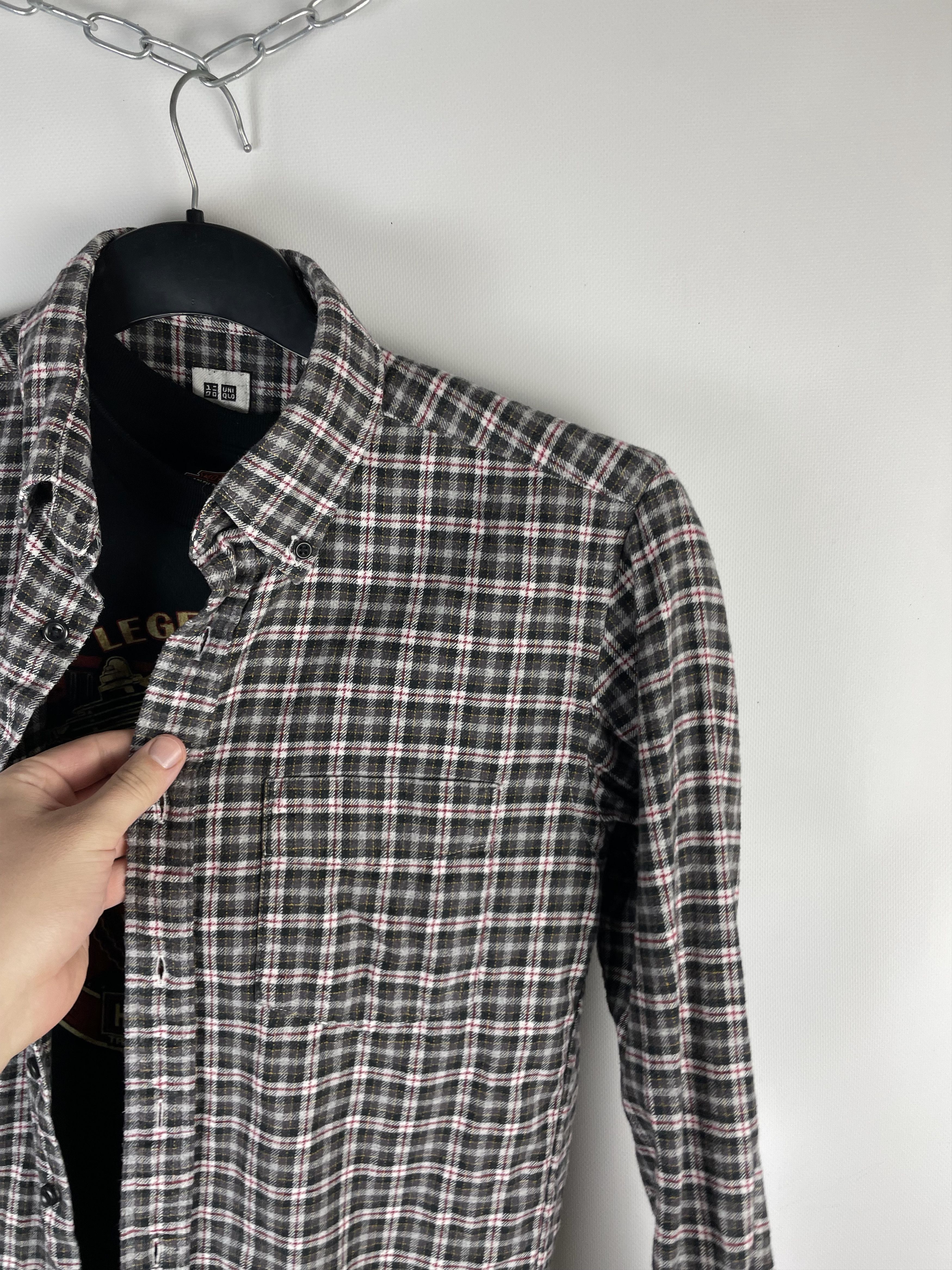 Flannel Flannel Uniqlo Vintage Mens Shirt Size US S / EU 44-46 / 1 - 4 Thumbnail
