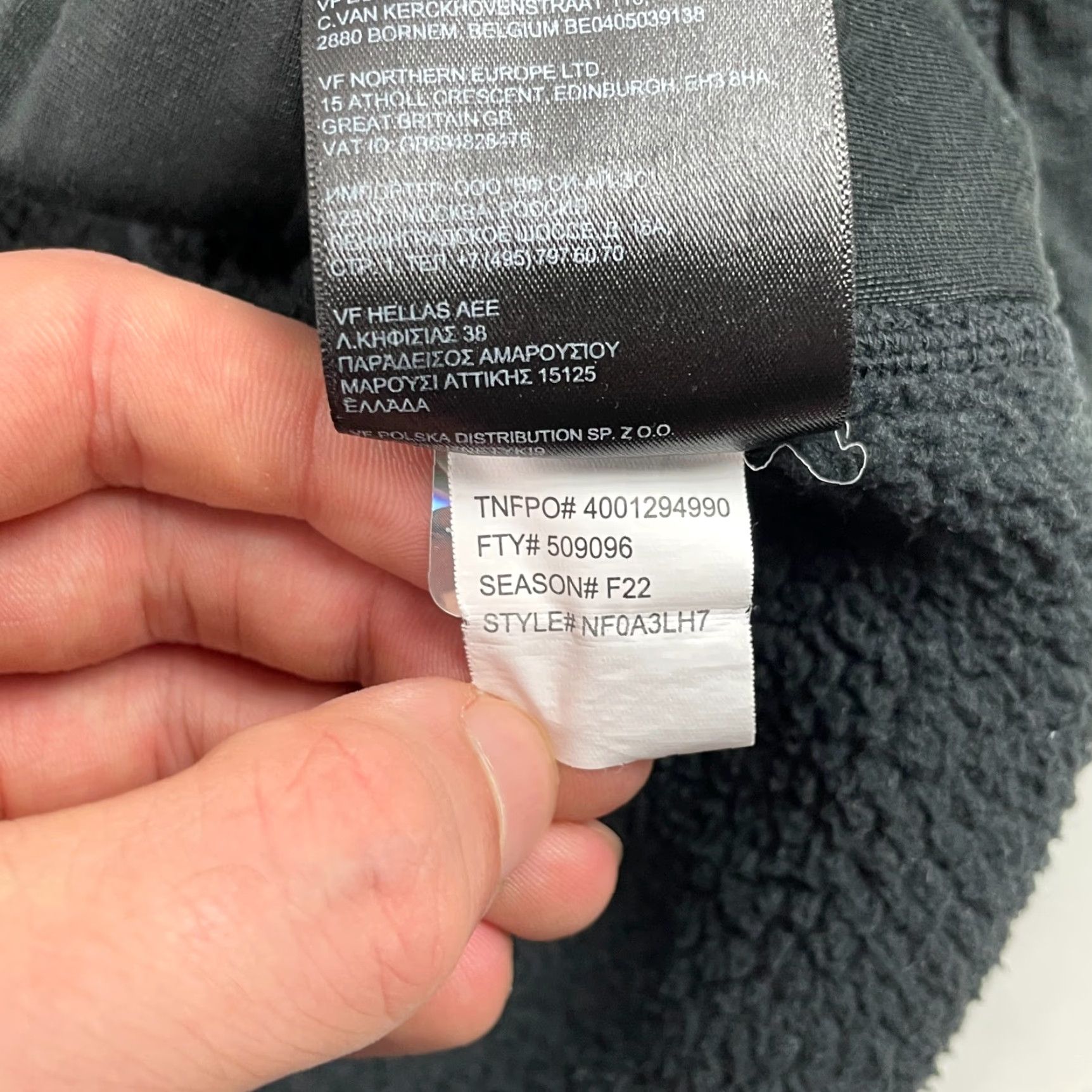 The North Face The North Face Jacket Mens 2XL XXL Black Gordon Lyons Full Zip Fleece Hiking Ski Size US XXL / EU 58 / 5 - 7 Thumbnail