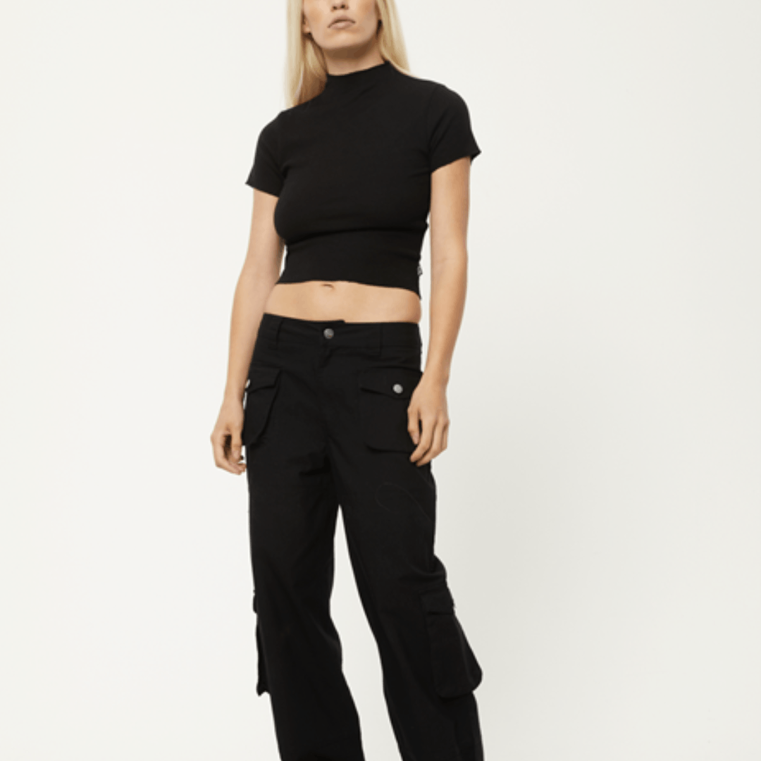 Afends BNWT Afends - Iconic - Hemp Ribbed High Neck T-Shirt - M Size M / US 6-8 / IT 42-44 - 2 Thumbnail