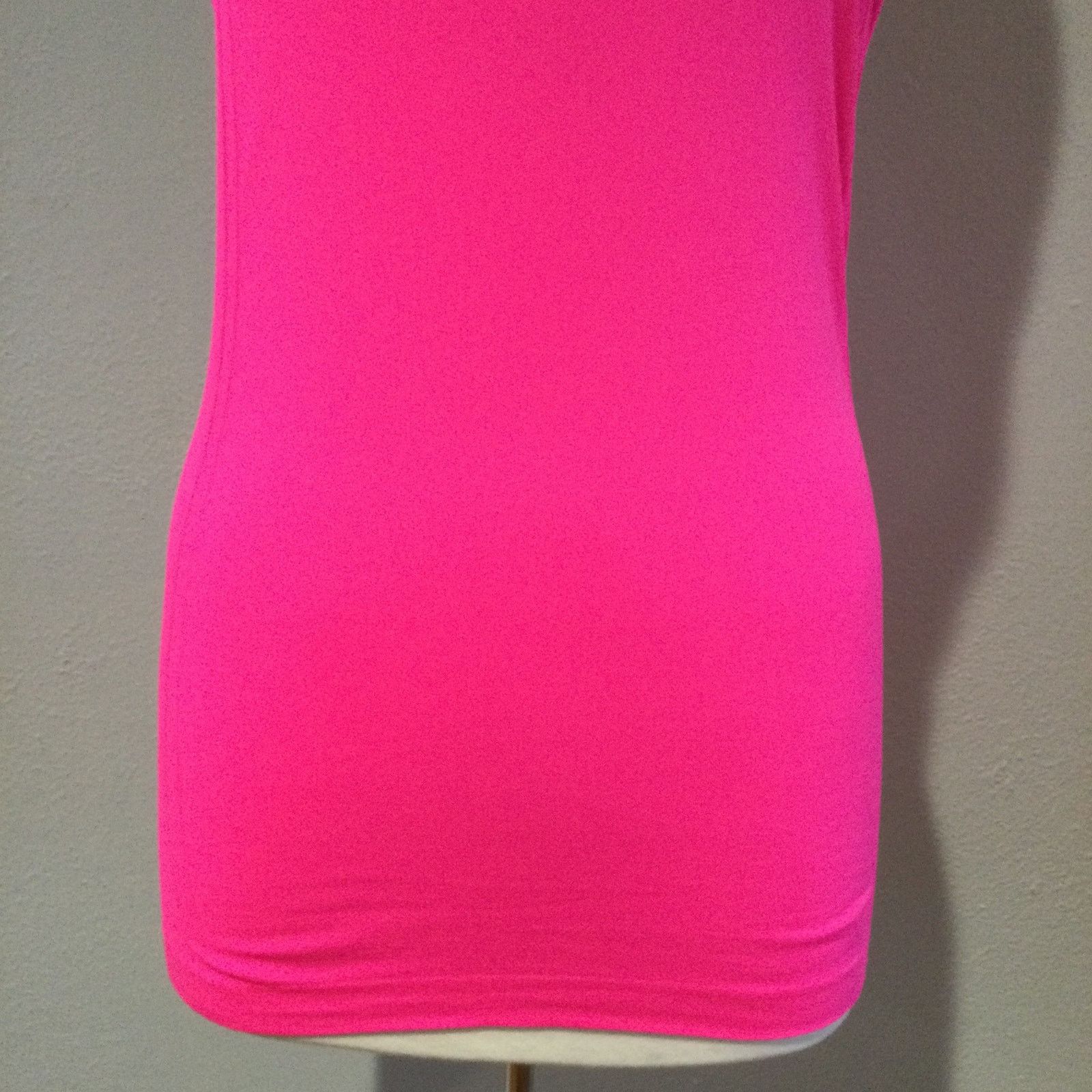 Other Bolly Queena 100% Nylon Racerback Tank Hot Pink Small NWOT Size S / US 4 / IT 40 - 3 Thumbnail