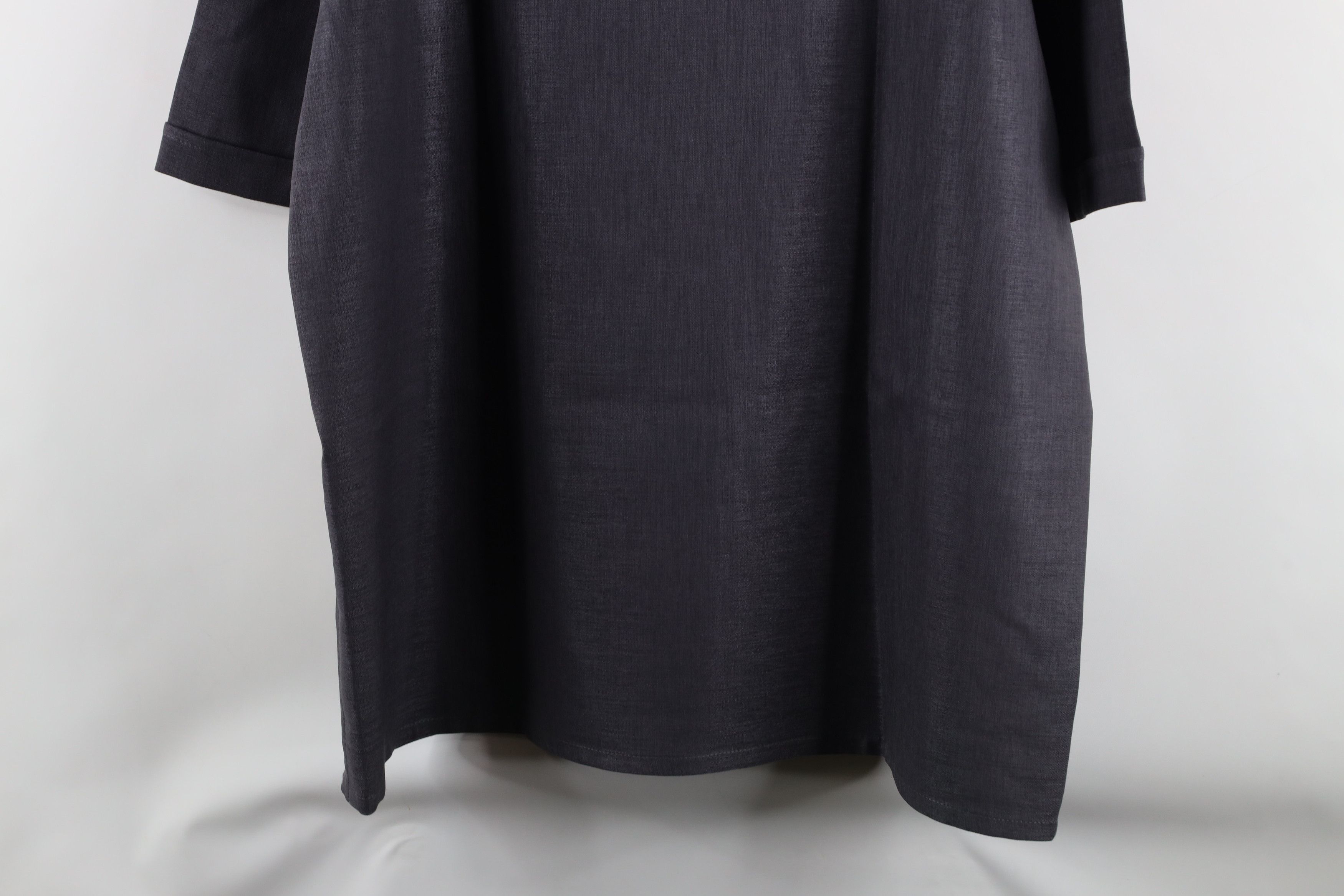 Vintage Vintage 90s Streetwear Camp Collar Panel Button Shirt Gray Size US L / EU 52-54 / 3 - 8 Thumbnail
