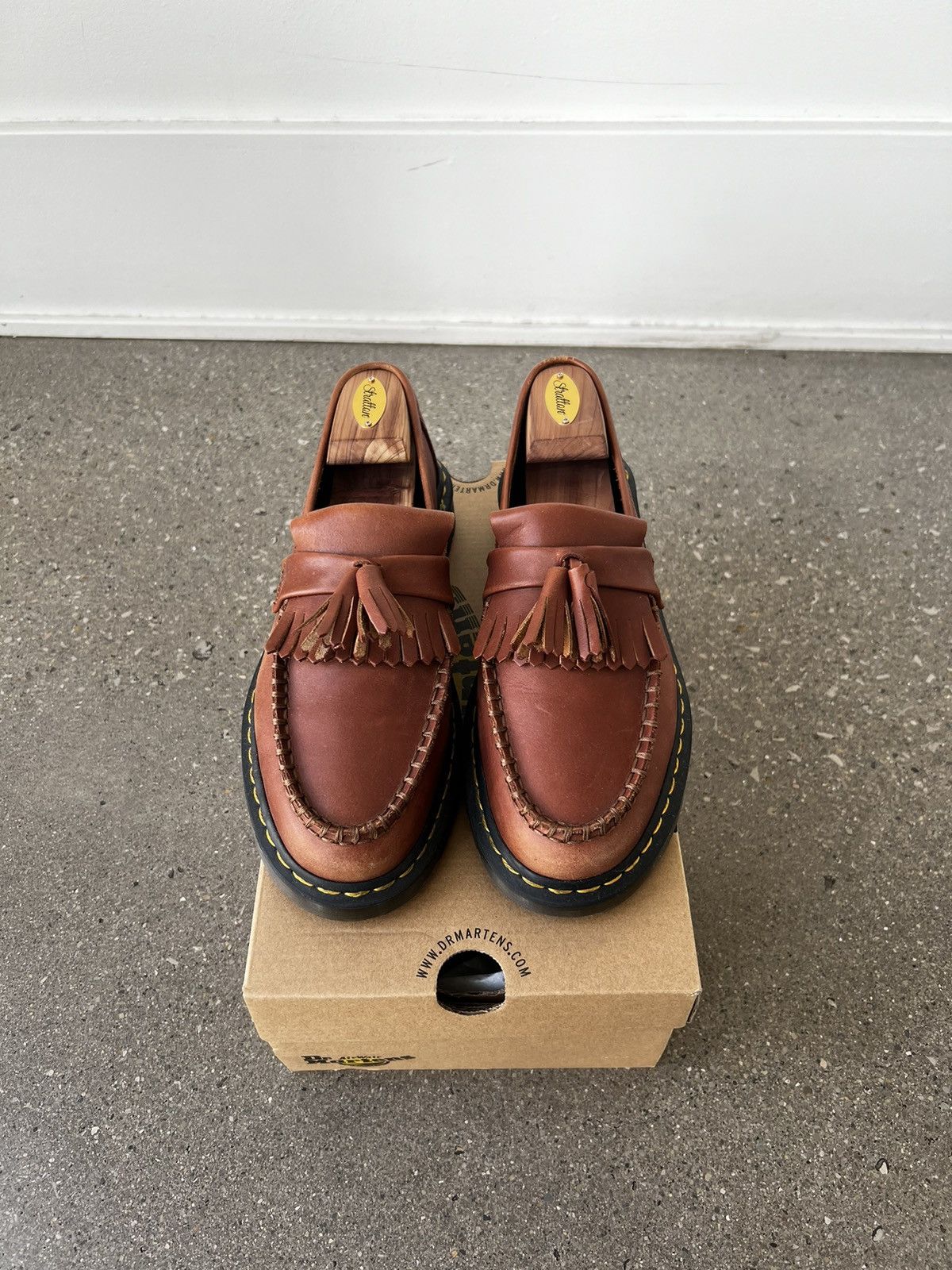 image of Dr Martens Adrian Loafer Saddle Tan in Brown Tan, Men's (Size 8)