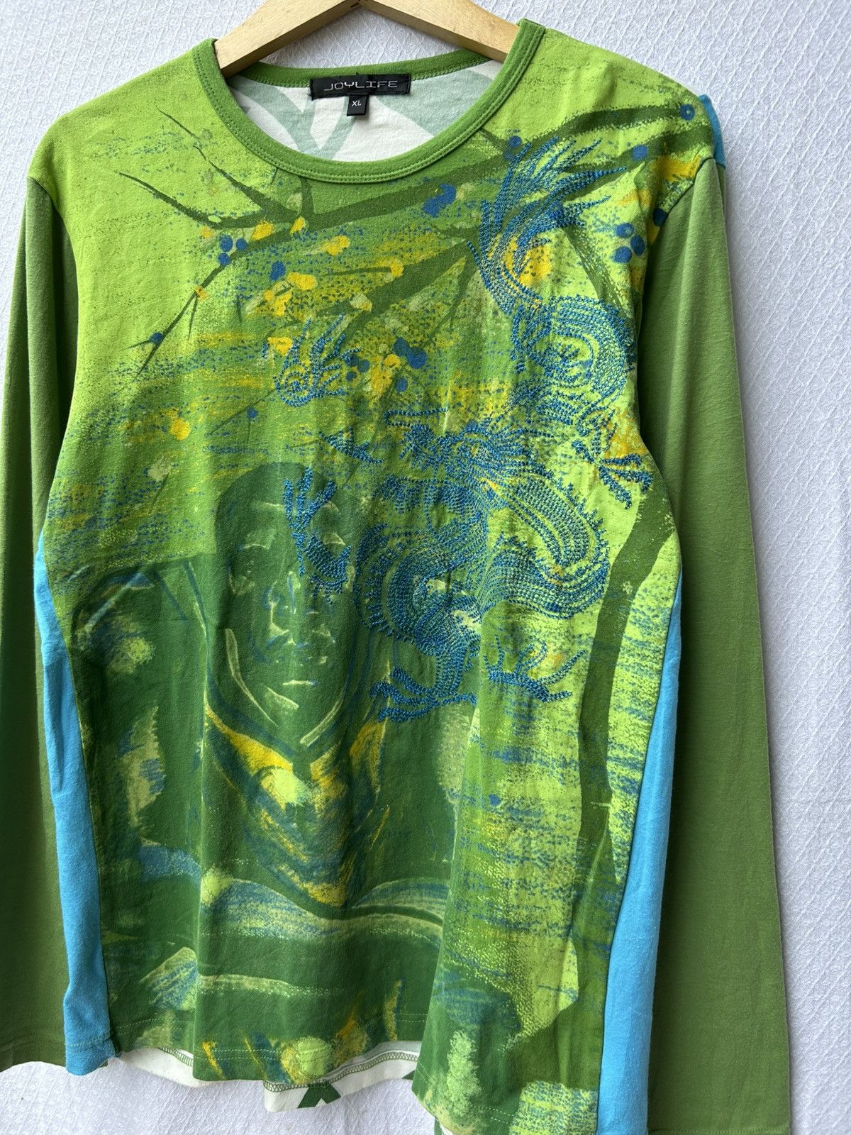 Japanese Brand JOYLIFE Japanese sukajan t shirt longsleeve Size US L / EU 52-54 / 3 - 4 Thumbnail