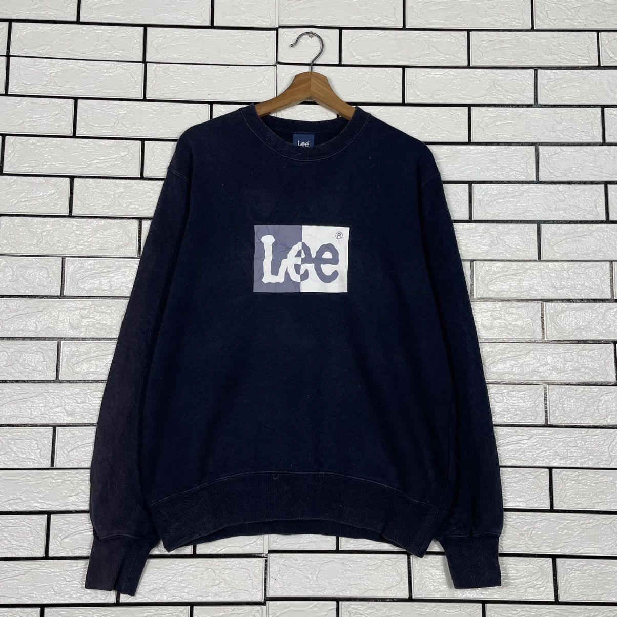 Lee Lee Box Logo Crewneck Sweatshirt Size US M / EU 48-50 / 2 - 1 Thumbnail