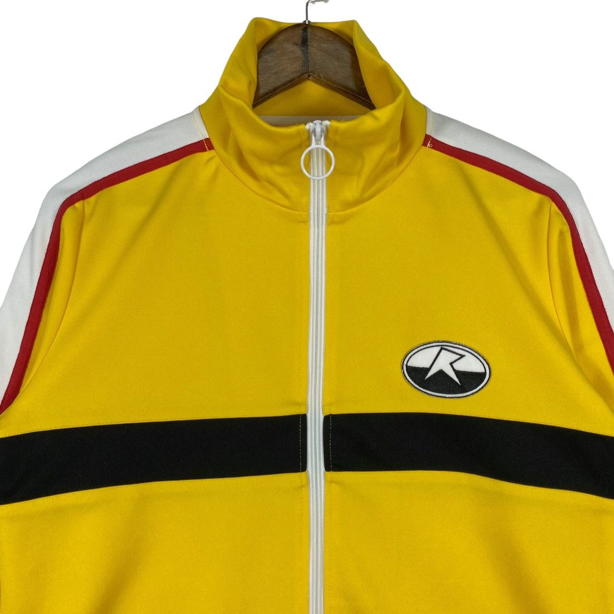 Vintage Vintage Prince Of Tennis Full Zip Turtleneck Yellow Pullover Size US S / EU 44-46 / 1 - 5 Thumbnail