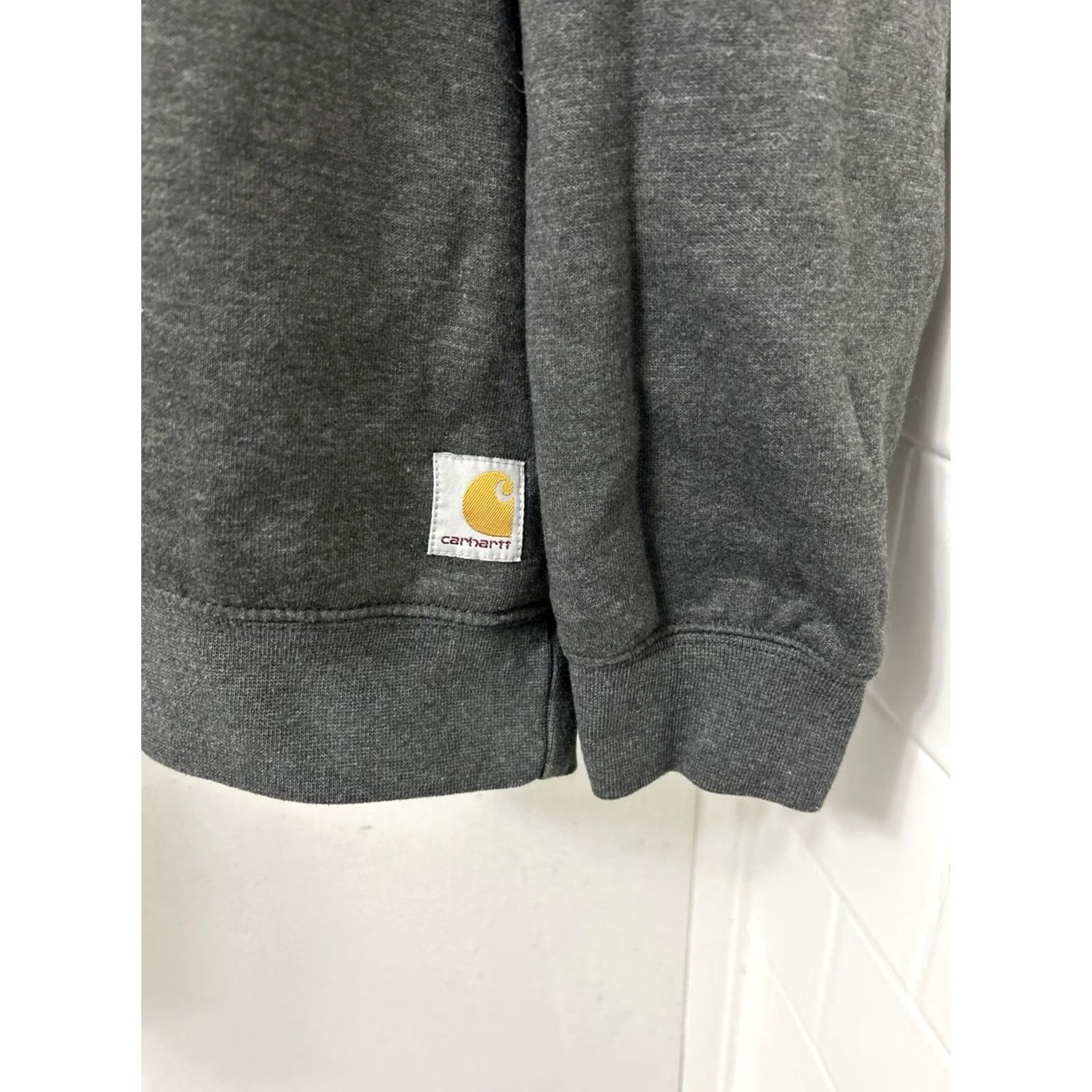 Carhartt Carhartt Pullover Sweatshirt L Mens Gray Spotify Logo Graphic Heavyweight Fleece All Seasons Crew Neck L/S Size US L / EU 52-54 / 3 - 6 Thumbnail